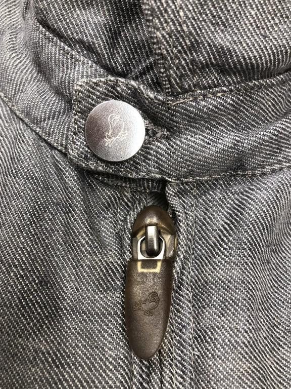 Mandarina Duck Mandarina Duck Grey hemp jacket Size ONE SIZE - 3 Thumbnail