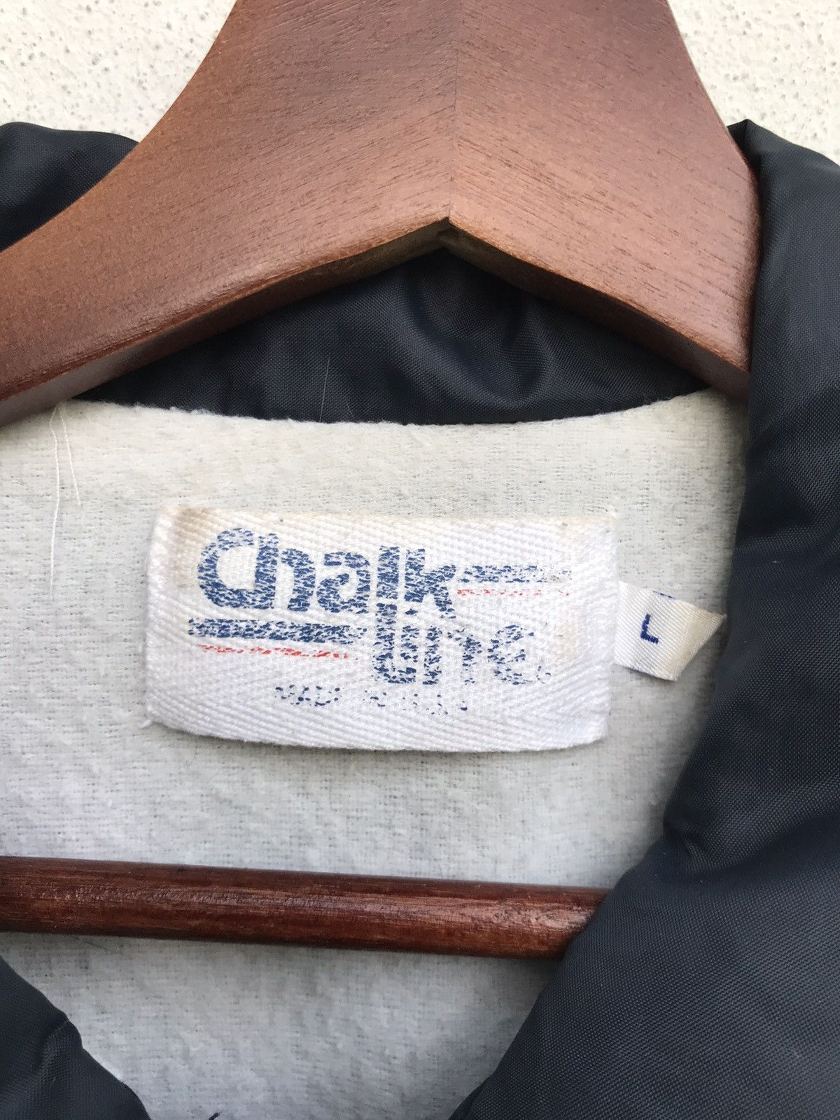 New York Yankees Vintage 80s Yankees Chalk Line USA Big Logo Coach Iacket Size US L / EU 52-54 / 3 - 7 Thumbnail
