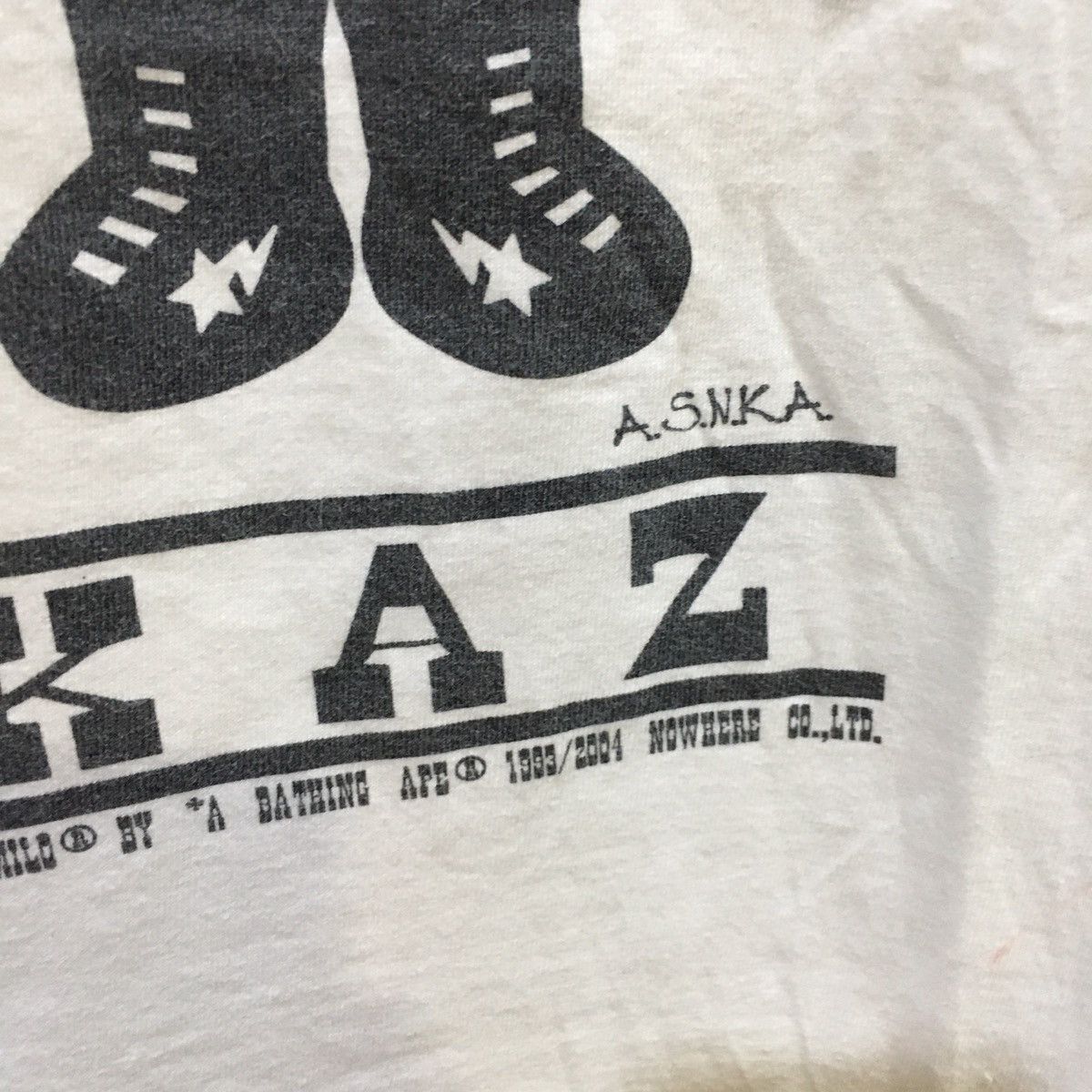 Bape × Vintage VINTAGE 2004‼️Bape Baby Milo X Kaz T-Shirt Size US L / EU 52-54 / 3 - 4 Thumbnail