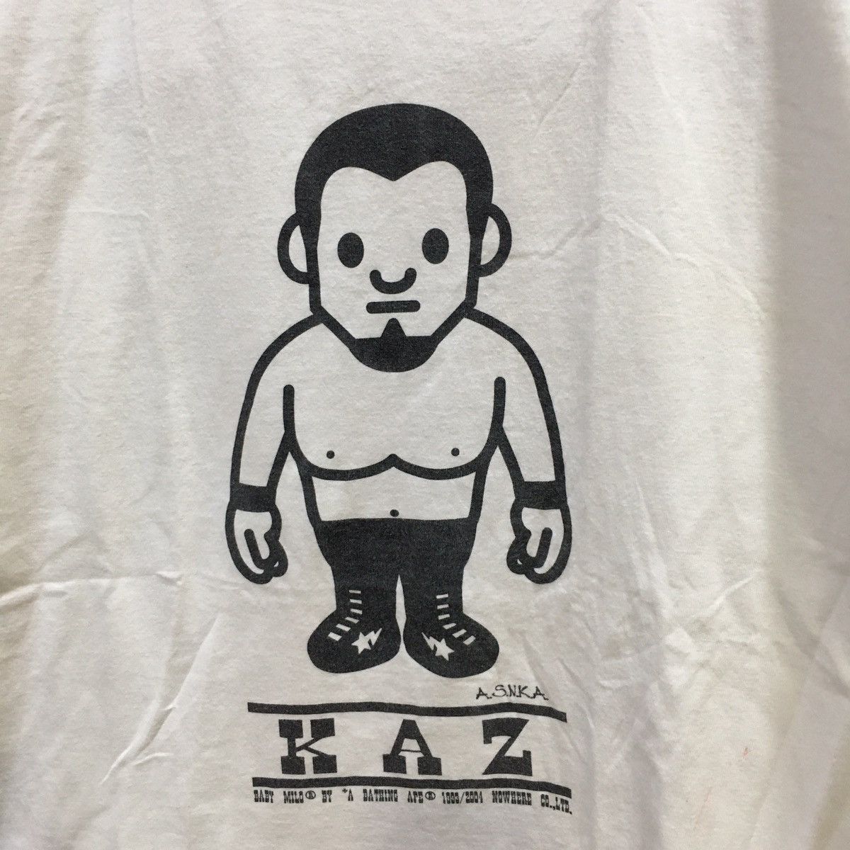Bape × Vintage VINTAGE 2004‼️Bape Baby Milo X Kaz T-Shirt Size US L / EU 52-54 / 3 - 3 Thumbnail