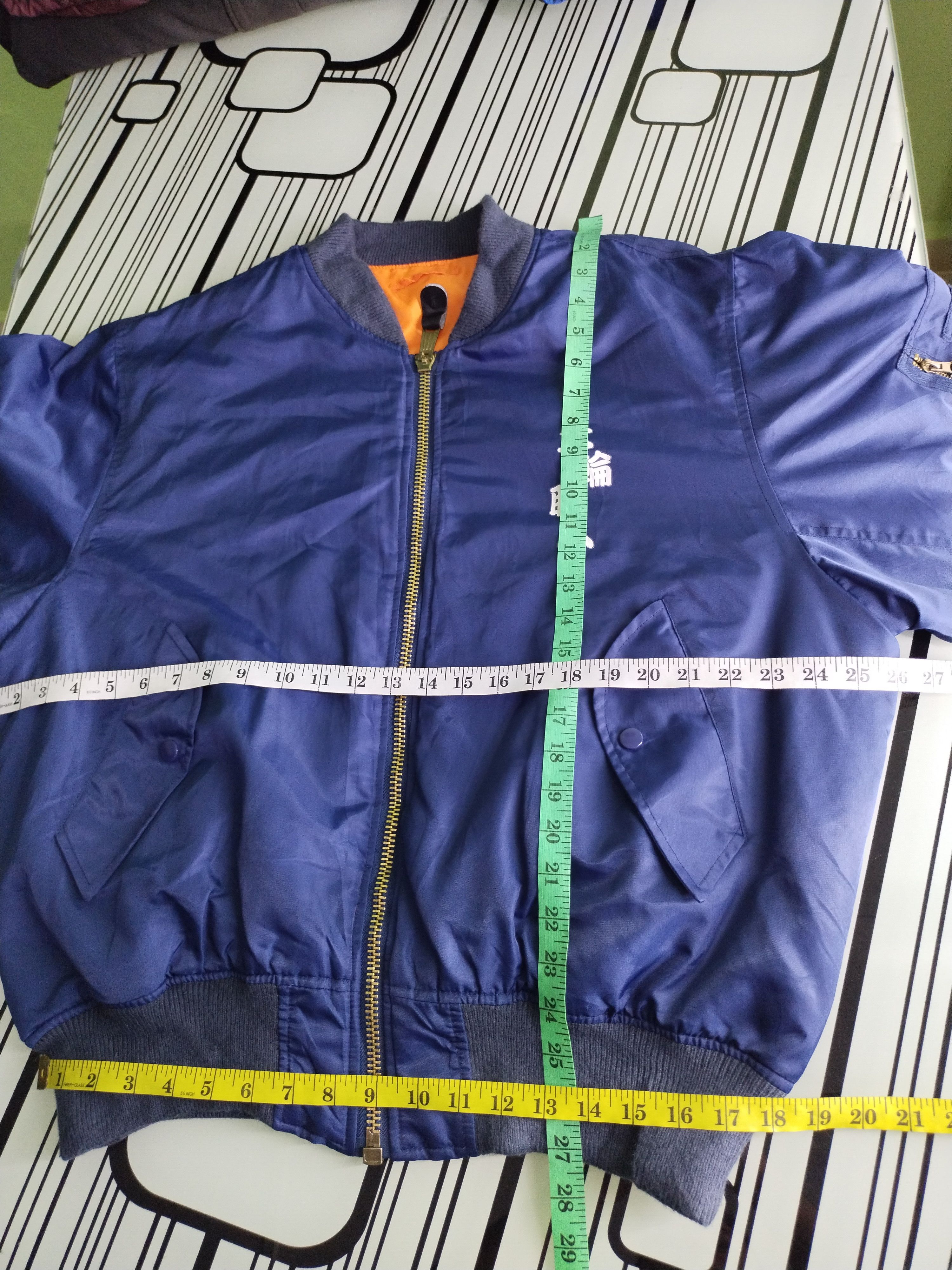 Japanese Brand BOMBER JACKET KANAGAWA UNIVERSITY ACADEMY MONEY Size US L / EU 52-54 / 3 - 12 Thumbnail
