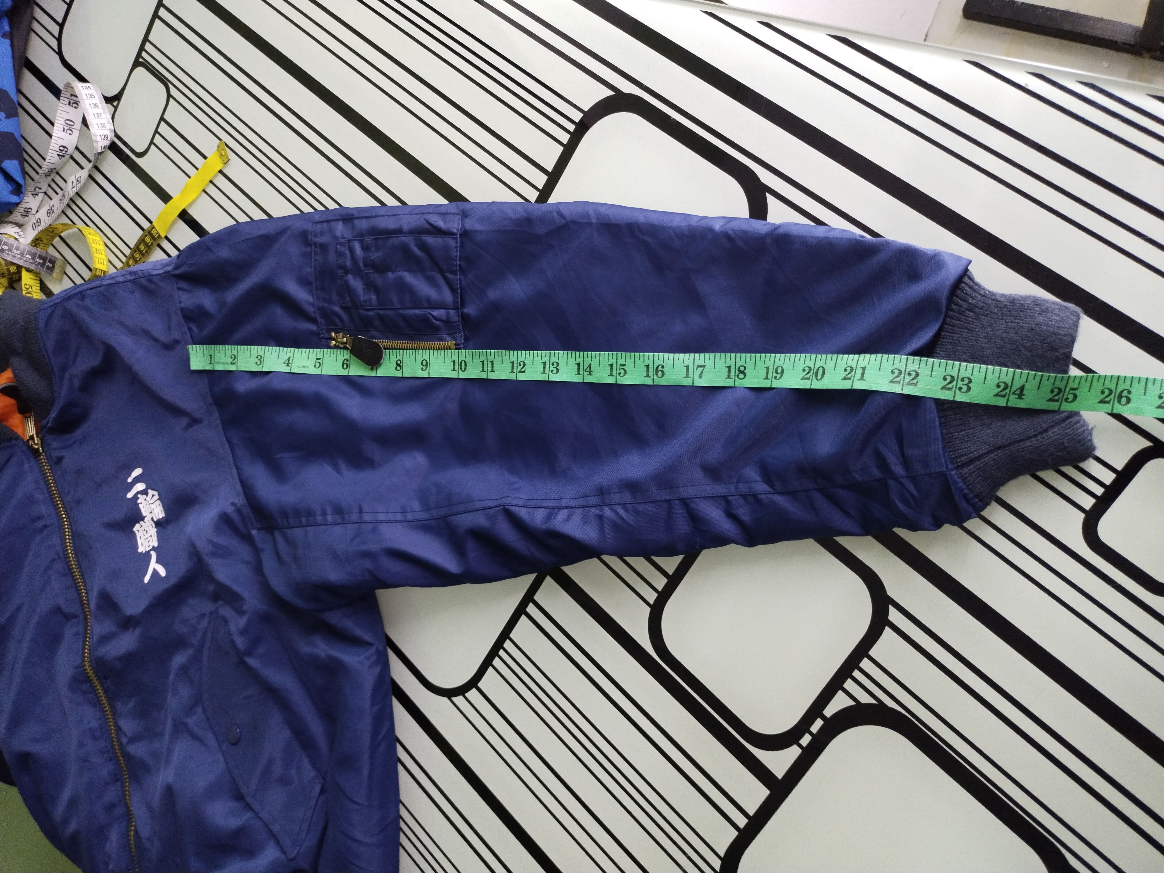 Japanese Brand BOMBER JACKET KANAGAWA UNIVERSITY ACADEMY MONEY Size US L / EU 52-54 / 3 - 14 Thumbnail