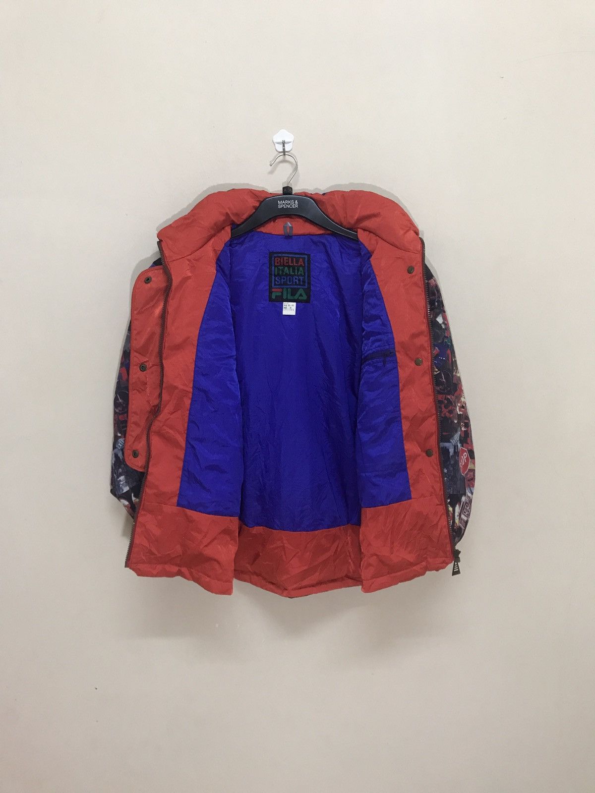 Bjorn Borg × Fila THE ICONIC FILA CASUAL JACKET, OVER PRINT DESIGN WINDBREAKER Size US M / EU 48-50 / 2 - 7 Thumbnail