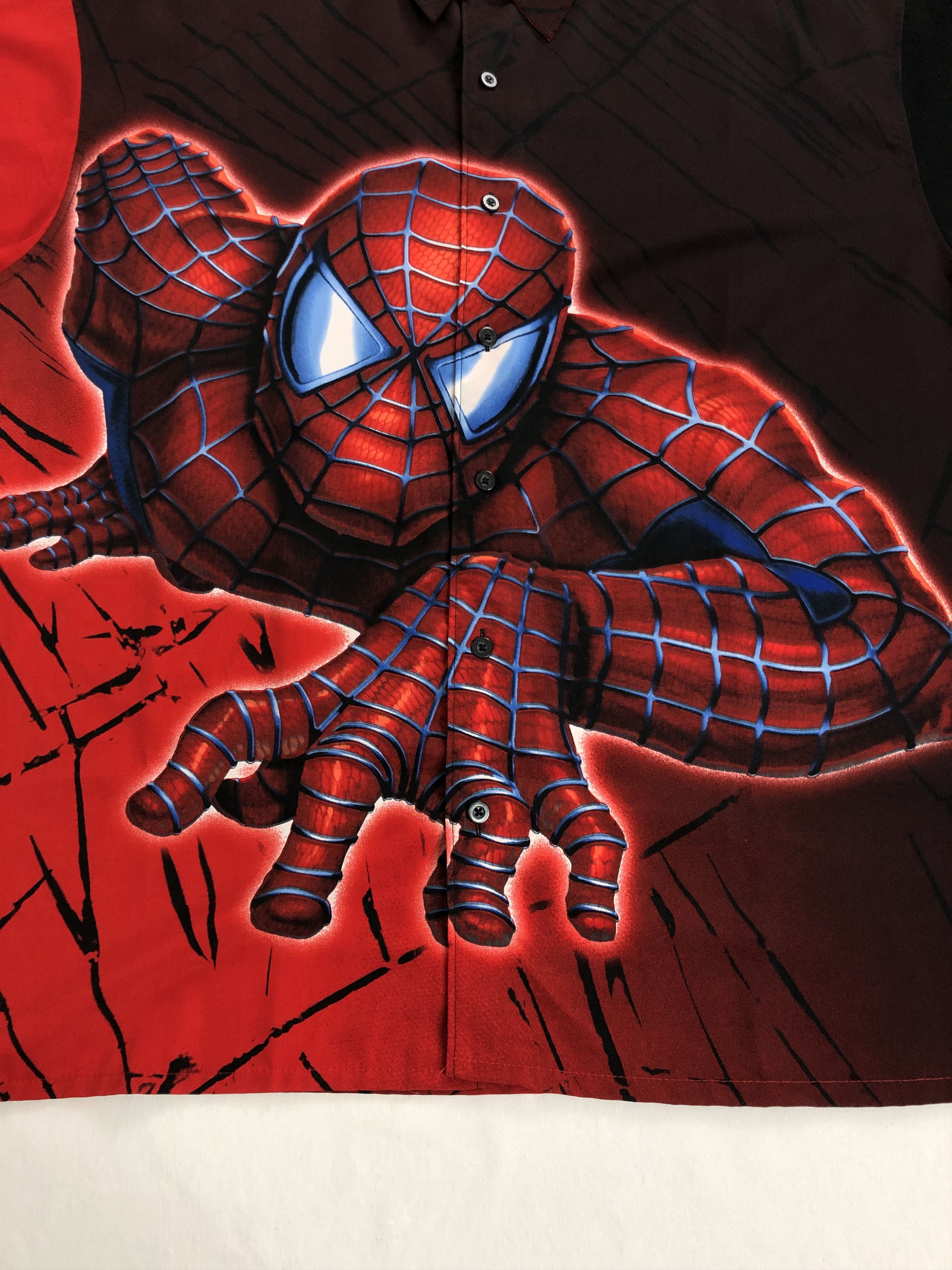 DC Comics Vintage 2002 Spider-man shirt (Captain America Iron Man) Size US XL / EU 56 / 4 - 4 Thumbnail
