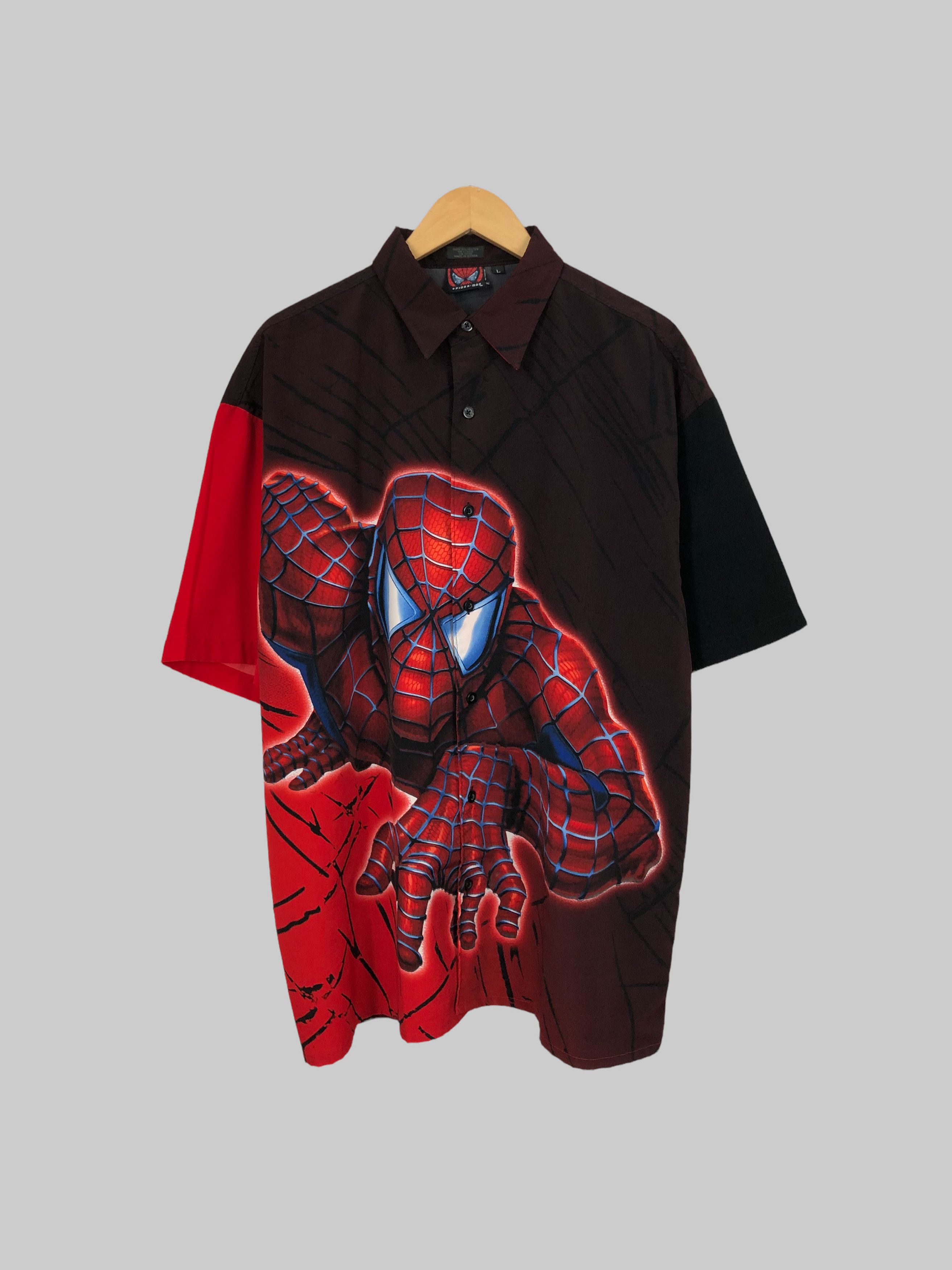 Vintage 2002 Spider-man shirt (Captain America Iron Man)