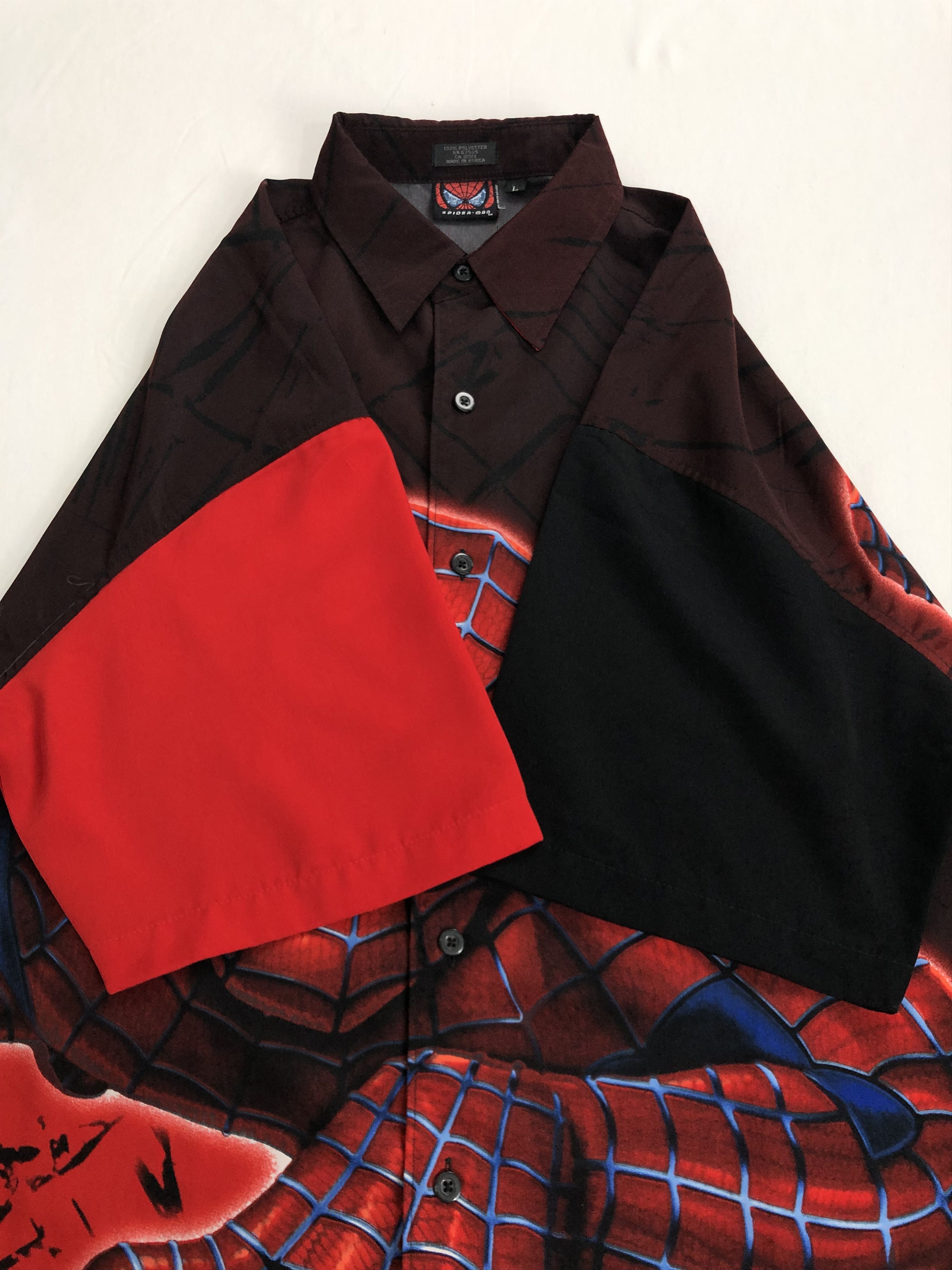 DC Comics Vintage 2002 Spider-man shirt (Captain America Iron Man) Size US XL / EU 56 / 4 - 5 Thumbnail