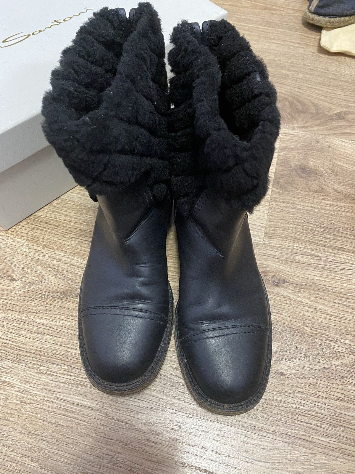 Chanel Chanel Women’s Ankle Fur Boots Size US 7 / IT 37 - 10 Thumbnail
