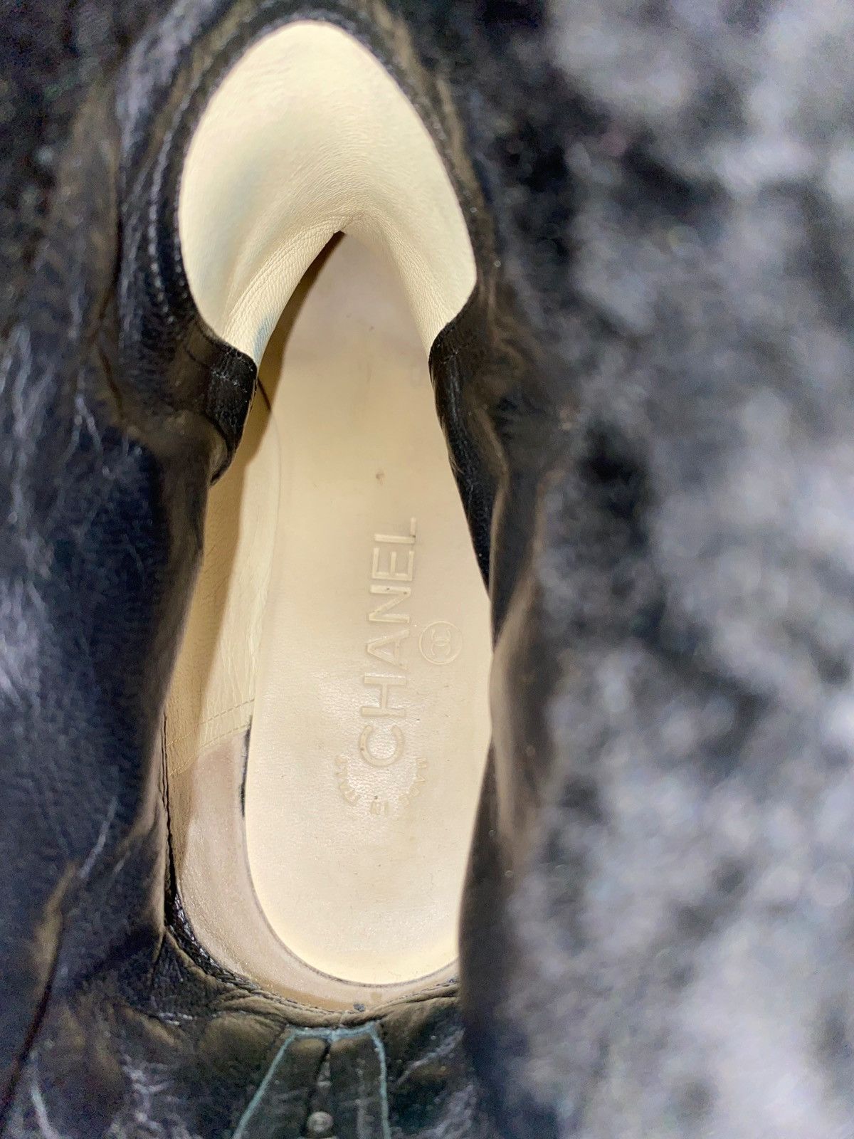 Chanel Chanel Women’s Ankle Fur Boots Size US 7 / IT 37 - 7 Thumbnail