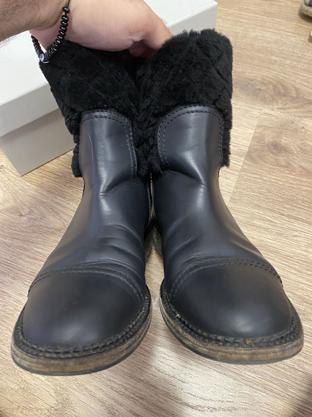 Chanel Chanel Women’s Ankle Fur Boots Size US 7 / IT 37 - 11 Thumbnail