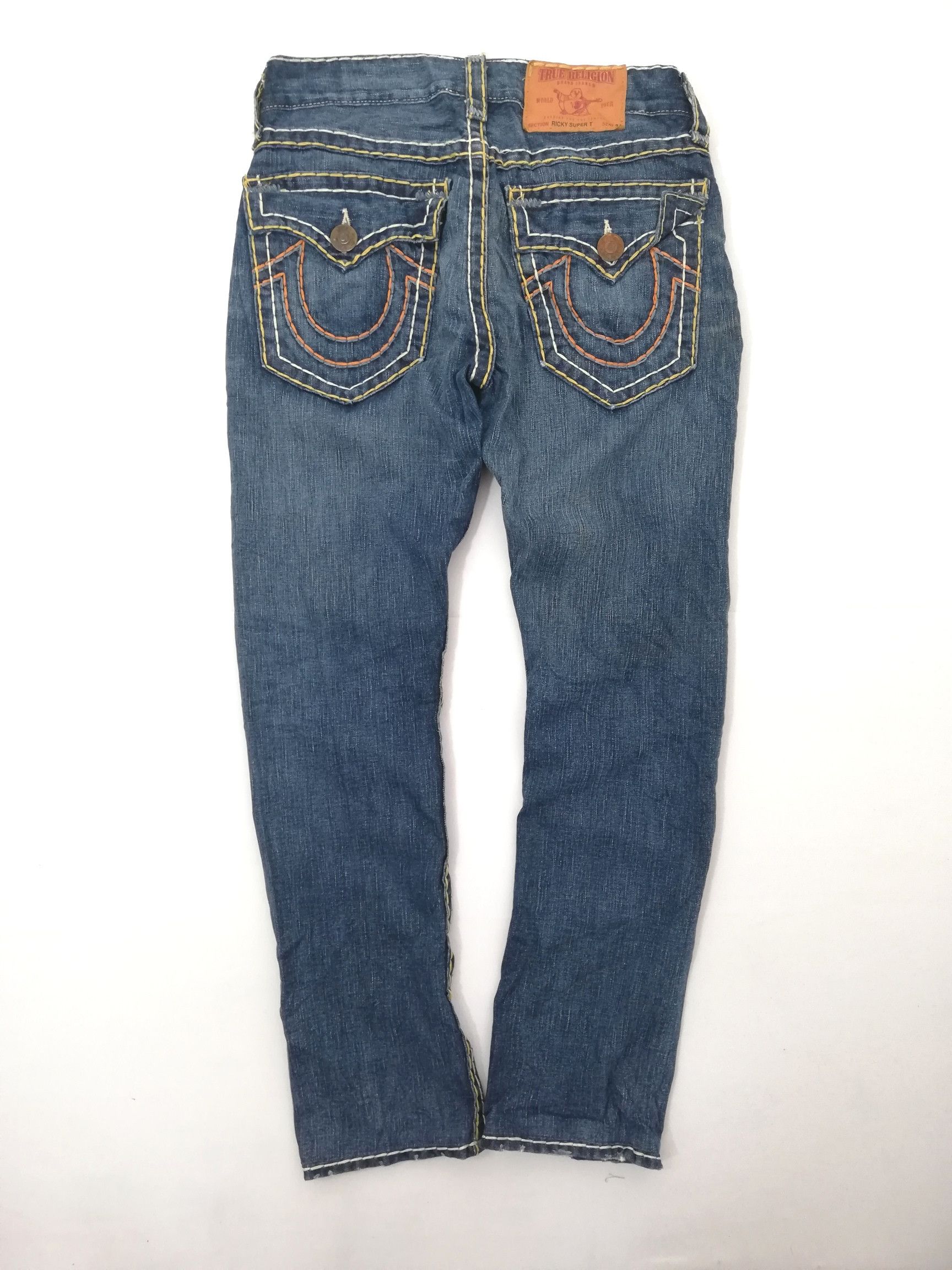 True Religion True Religion Ricky Super T Denim Jeans Size US 32 / EU 48 - 2 Thumbnail