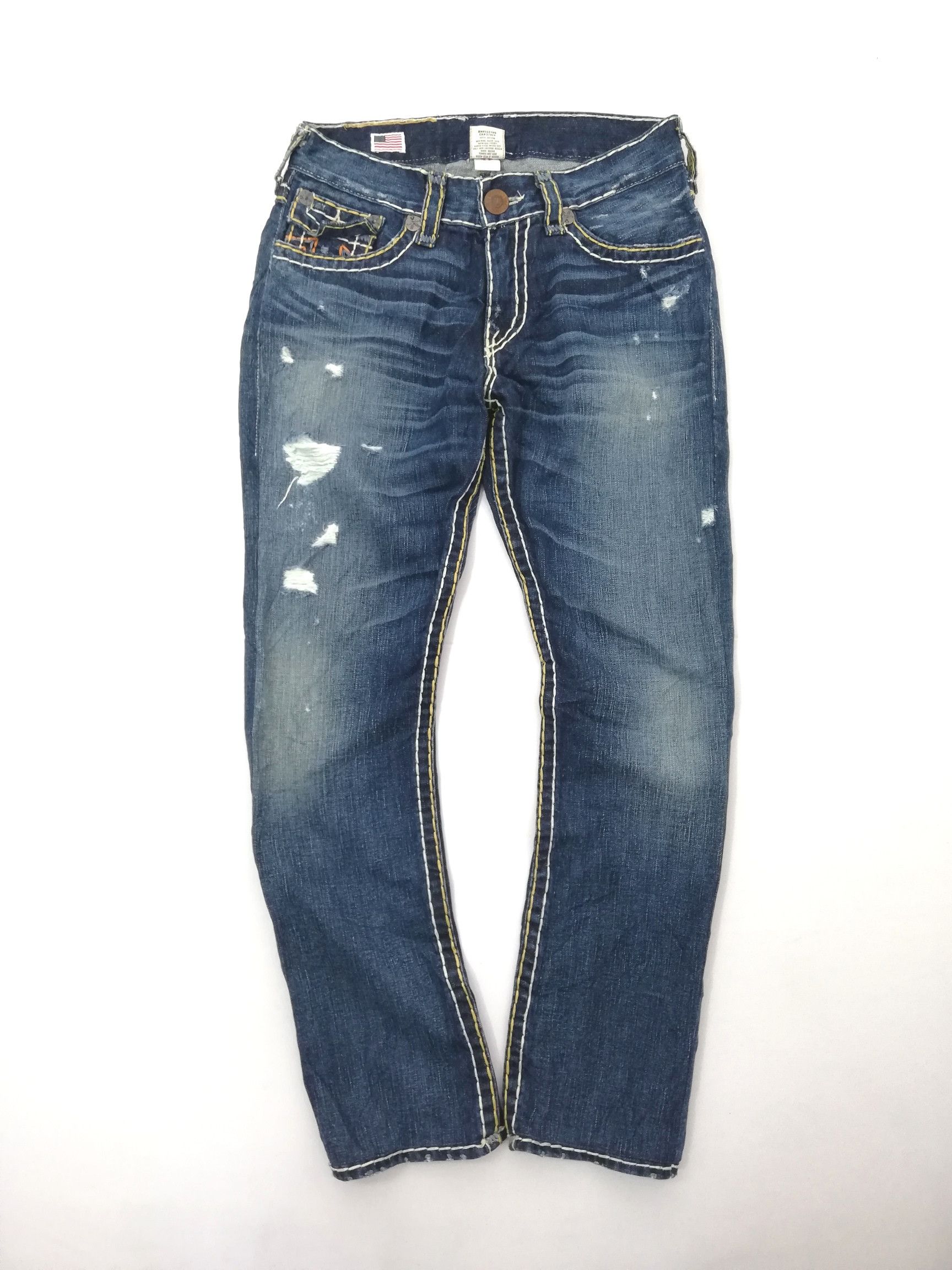 True Religion True Religion Ricky Super T Denim Jeans Size US 32 / EU 48 - 1 Thumbnail