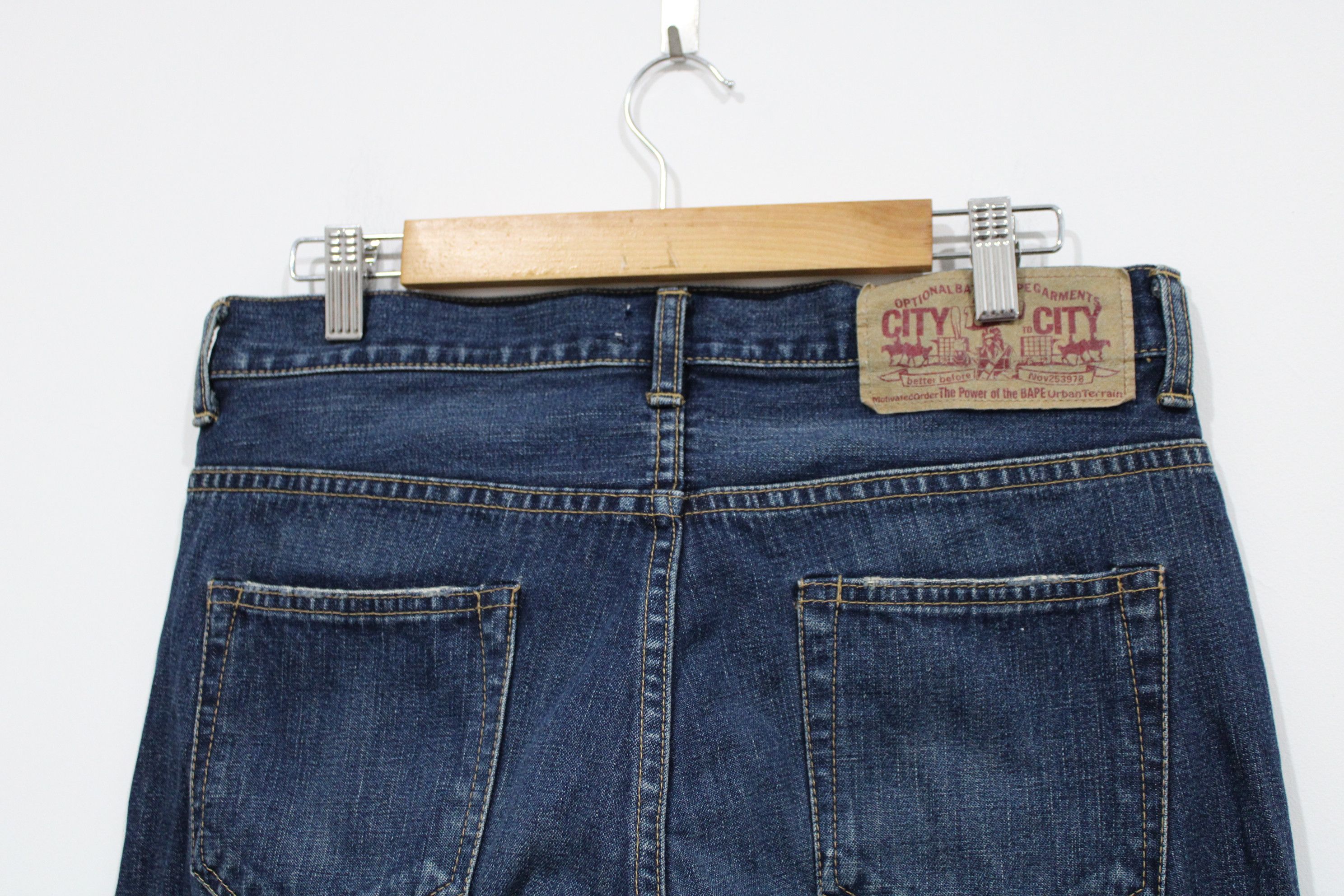Bape Vintage Bathing Ape Jeans Size US 31 - 5 Thumbnail