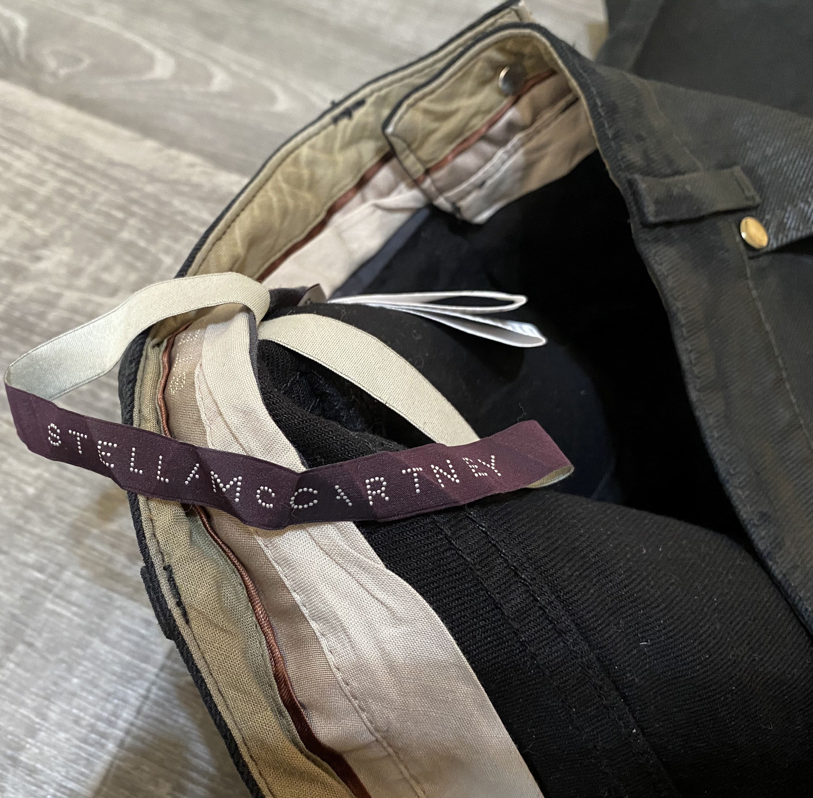 Stella McCartney Womens Stella McCartney ‘09 Waxed Coated Pattern Jeans Denim Size 29" - 11 Thumbnail