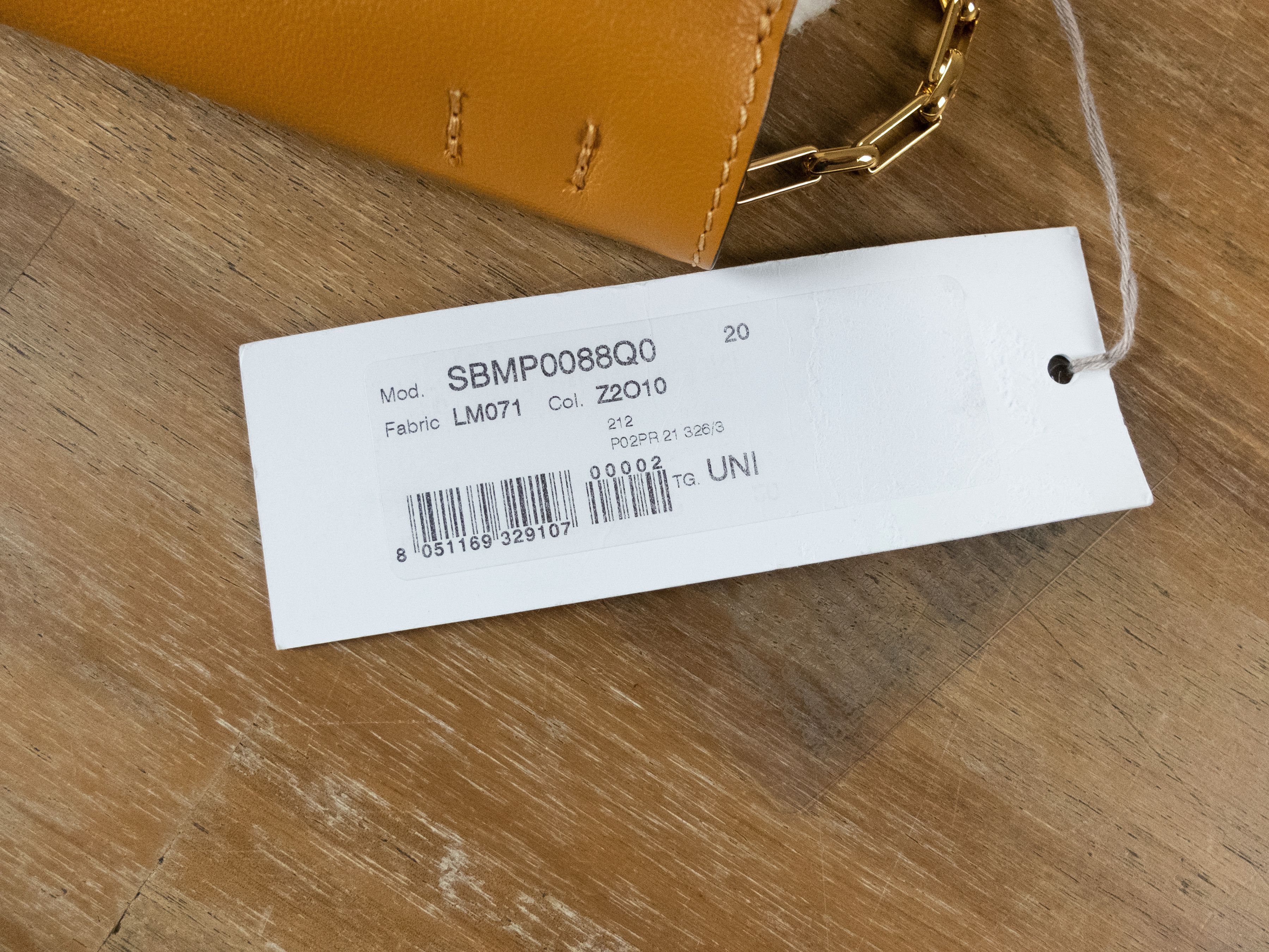 Marni MARNI Museo Nano white yellow shearling chain shoulder bag Size ONE SIZE - 8 Thumbnail