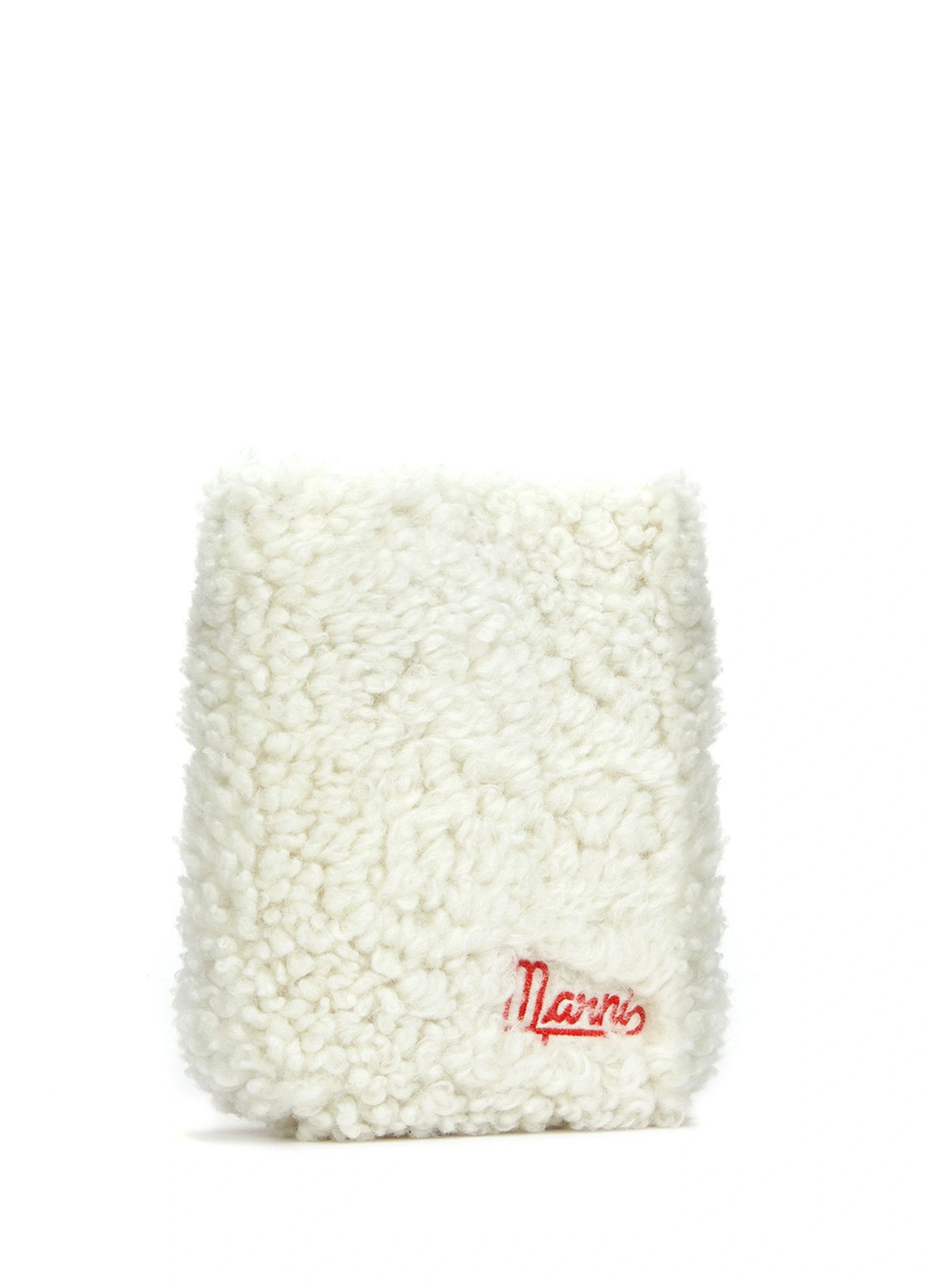 Marni MARNI Museo Nano white yellow shearling chain shoulder bag Size ONE SIZE - 5 Thumbnail