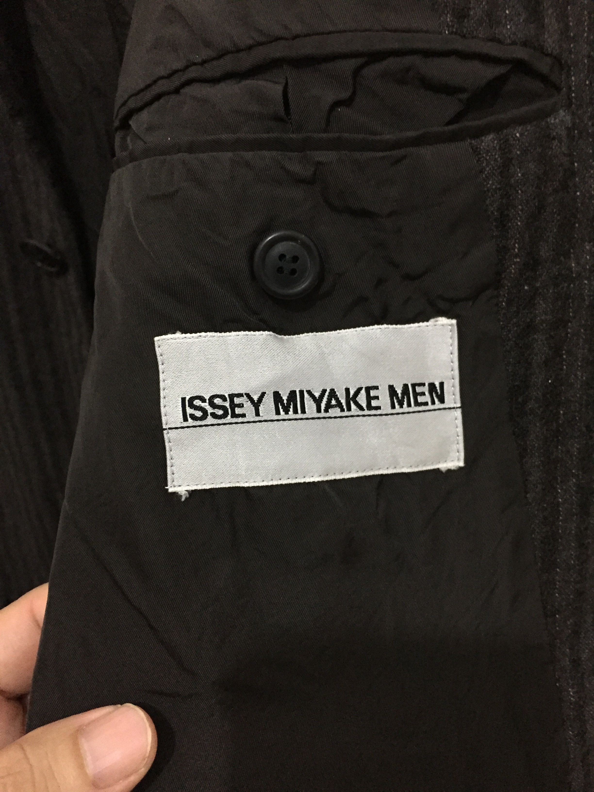 Issey Miyake 90's ISSEY MIYAKE MEN stripe jacket Size US XL / EU 56 / 4 - 8 Thumbnail