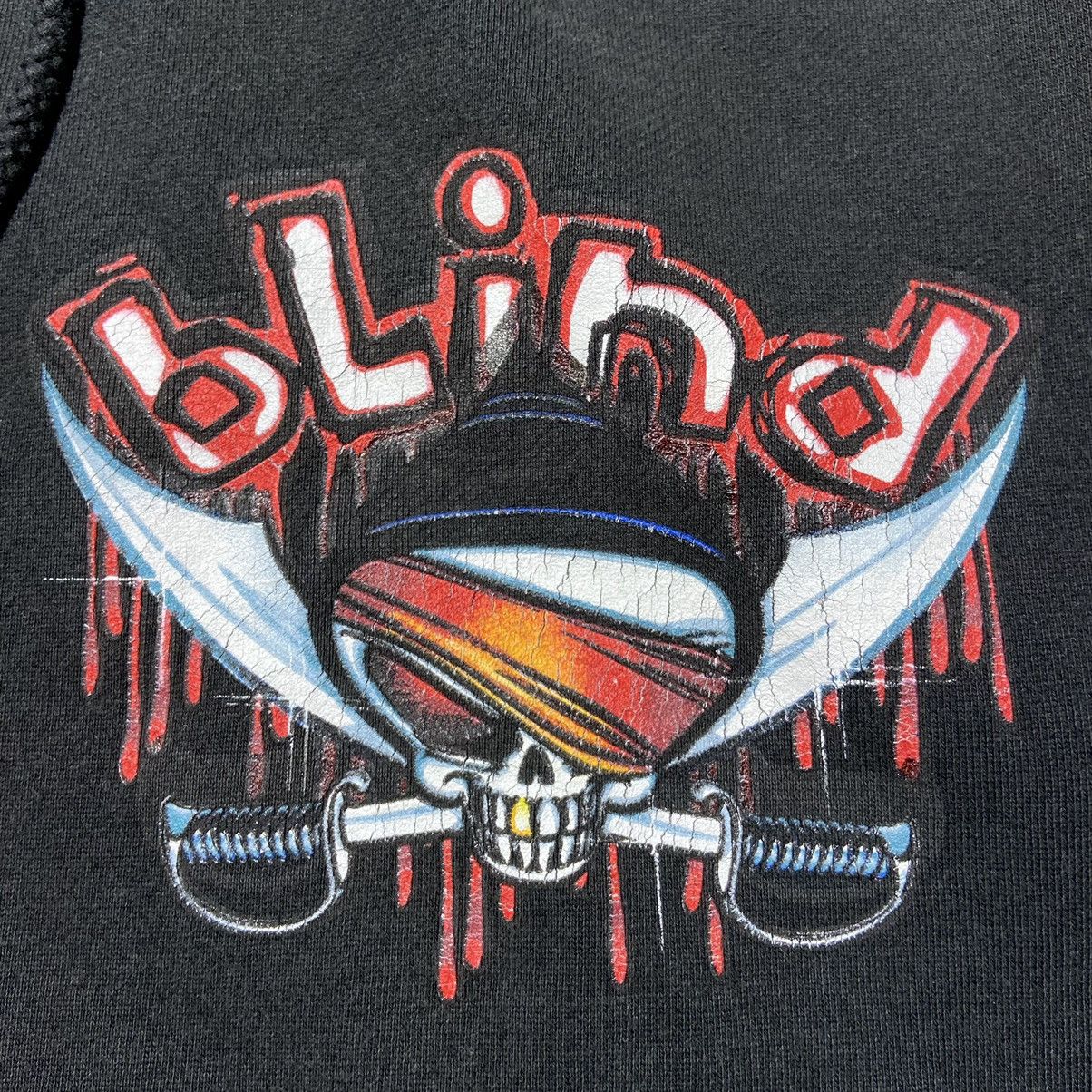 Hook-Ups × Vintage Vintage Blind Skateboards Pirate Hoodie Size US S / EU 44-46 / 1 - 4 Thumbnail