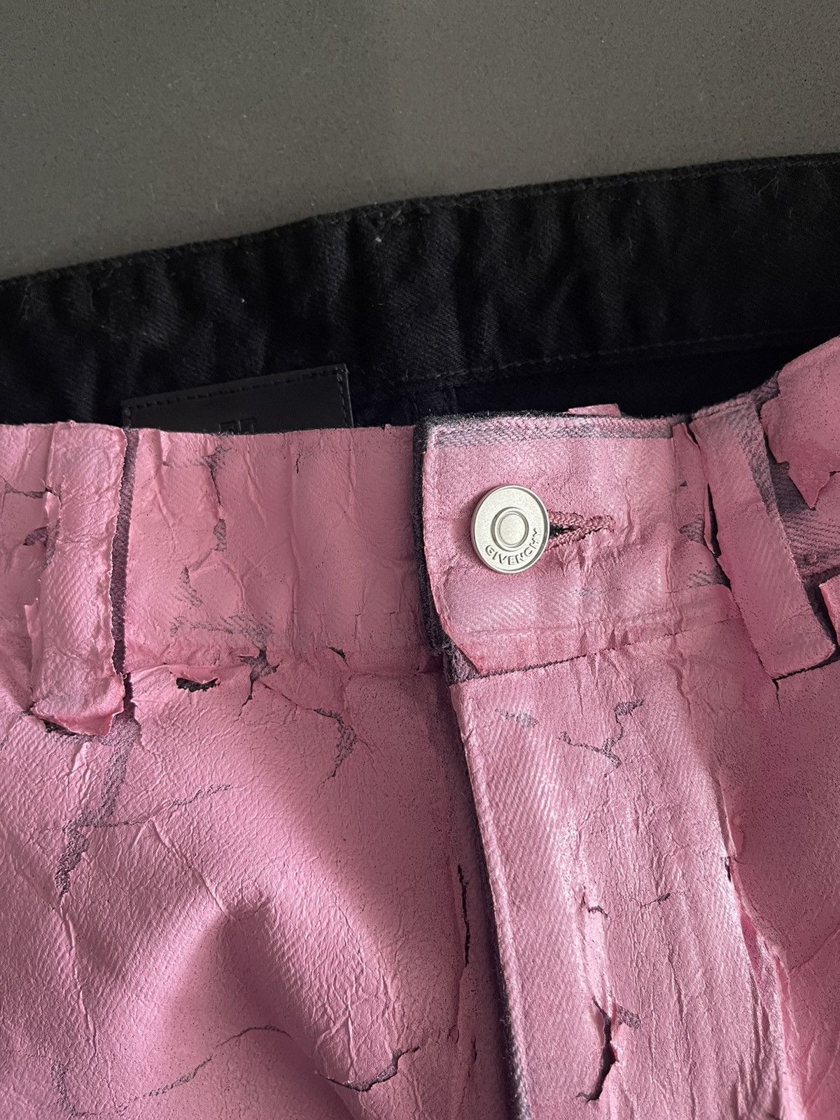 Givenchy Givenchy Pink Painted Jeans Playboi Carti Size US 34 / EU 50 - 8 Thumbnail