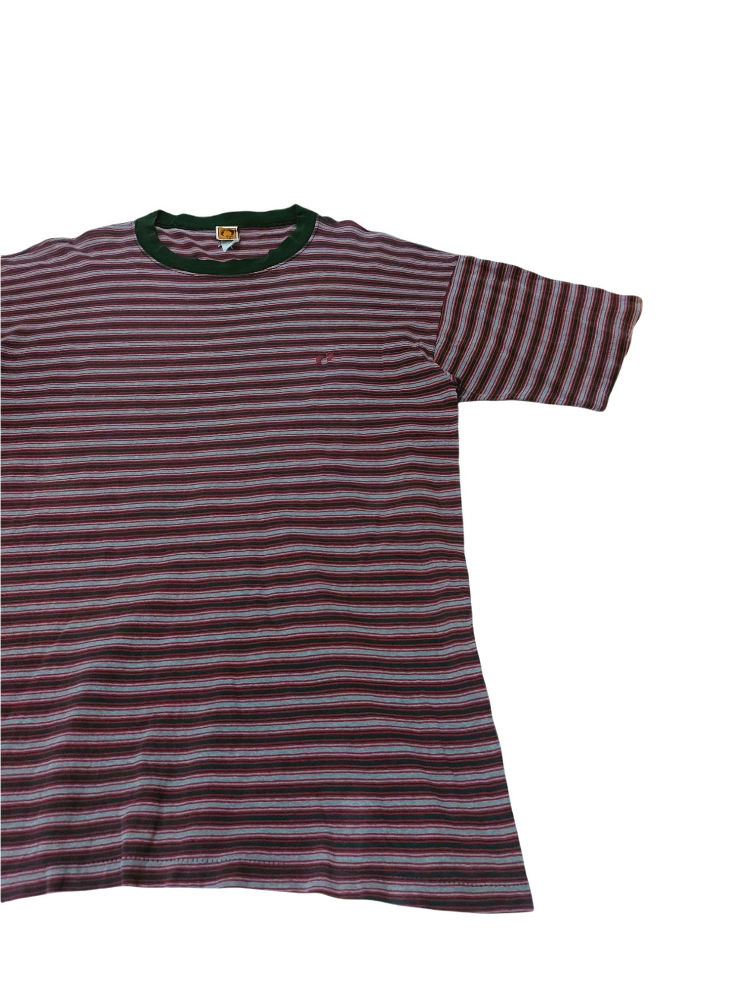 Hang Ten × Vintage RARE! VTG 80s HANG TEN SINGLE STITCH STRIPED SURF STYLE Size US XL / EU 56 / 4 - 2 Thumbnail