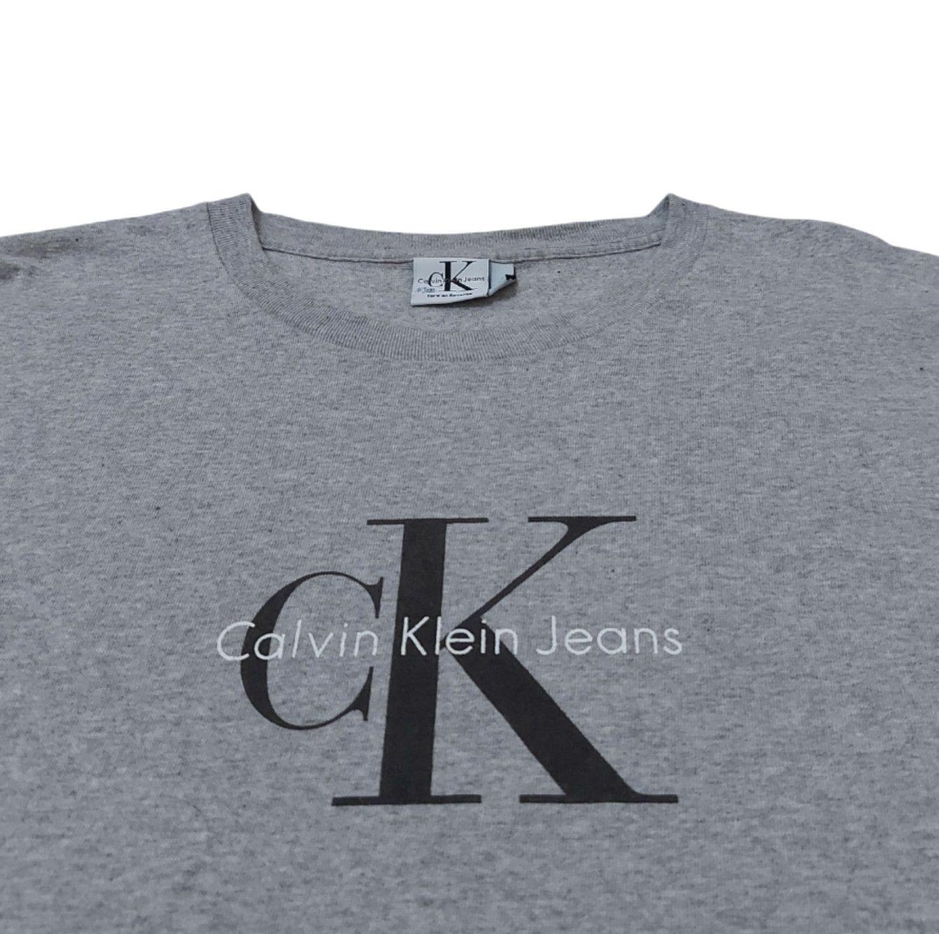 Calvin Klein × Designer × Vintage RARE! VTG 90s CALVIN KLEIN JEANS CLASSIC SPELL OUT Size US XL / EU 56 / 4 - 5 Thumbnail