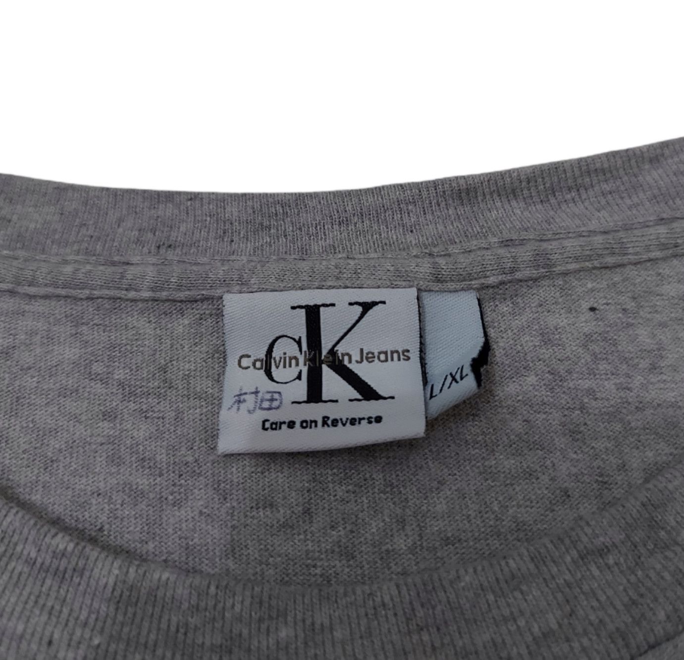 Calvin Klein × Designer × Vintage RARE! VTG 90s CALVIN KLEIN JEANS CLASSIC SPELL OUT Size US XL / EU 56 / 4 - 7 Thumbnail