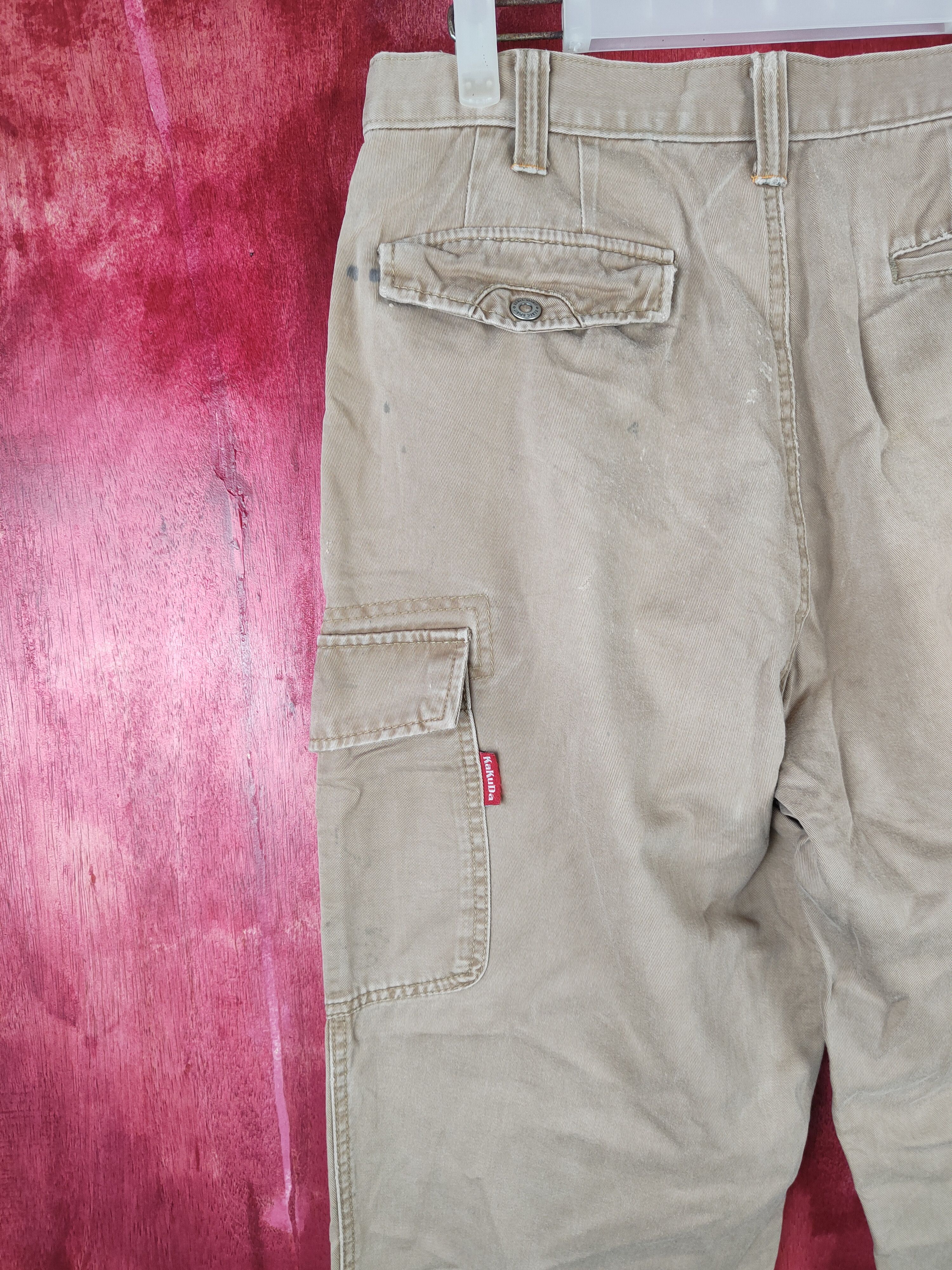 Japanese Brand × Vintage Kakuda Brown Multi Pocket Tactical Cargo Pants #5306 Size US 32 / EU 48 - 8 Thumbnail