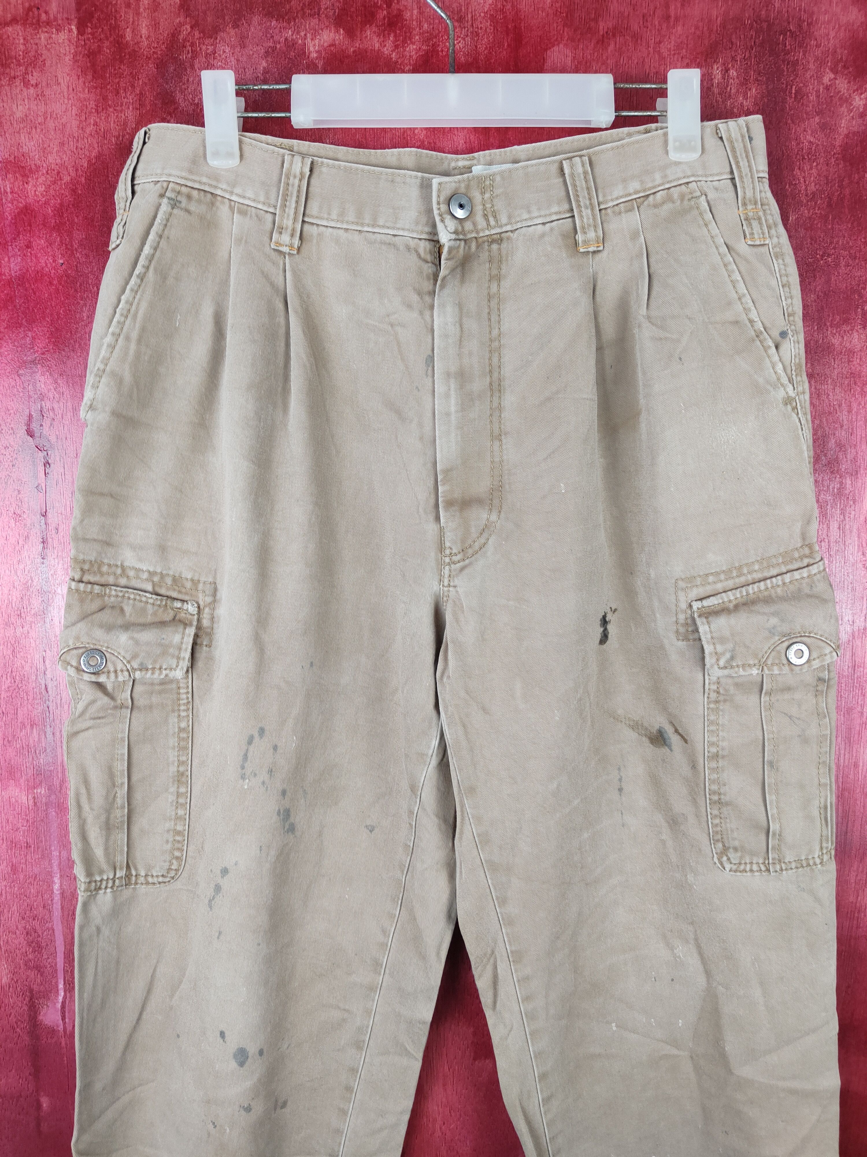 Japanese Brand × Vintage Kakuda Brown Multi Pocket Tactical Cargo Pants #5306 Size US 32 / EU 48 - 2 Thumbnail