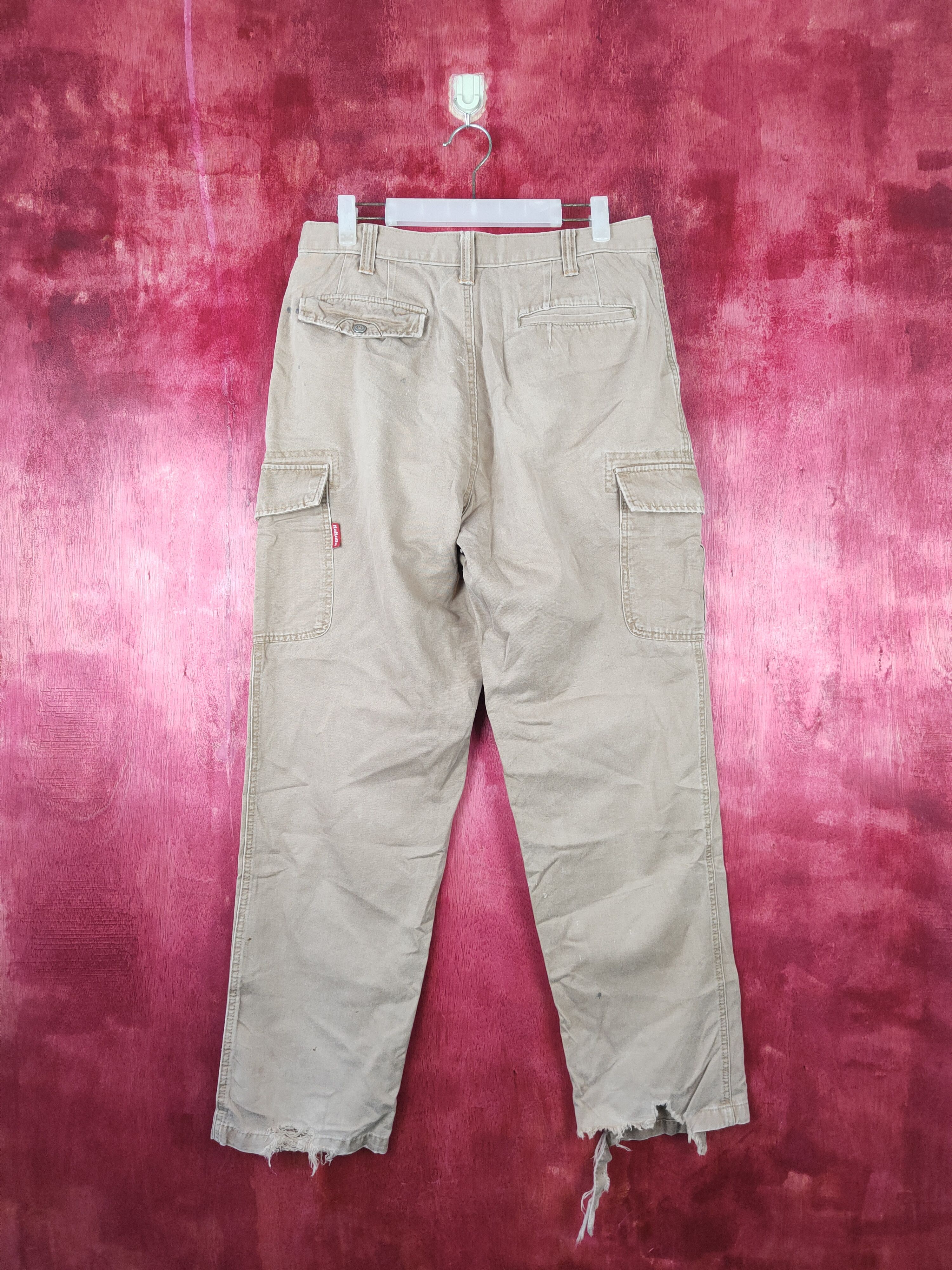 Japanese Brand × Vintage Kakuda Brown Multi Pocket Tactical Cargo Pants #5306 Size US 32 / EU 48 - 7 Thumbnail