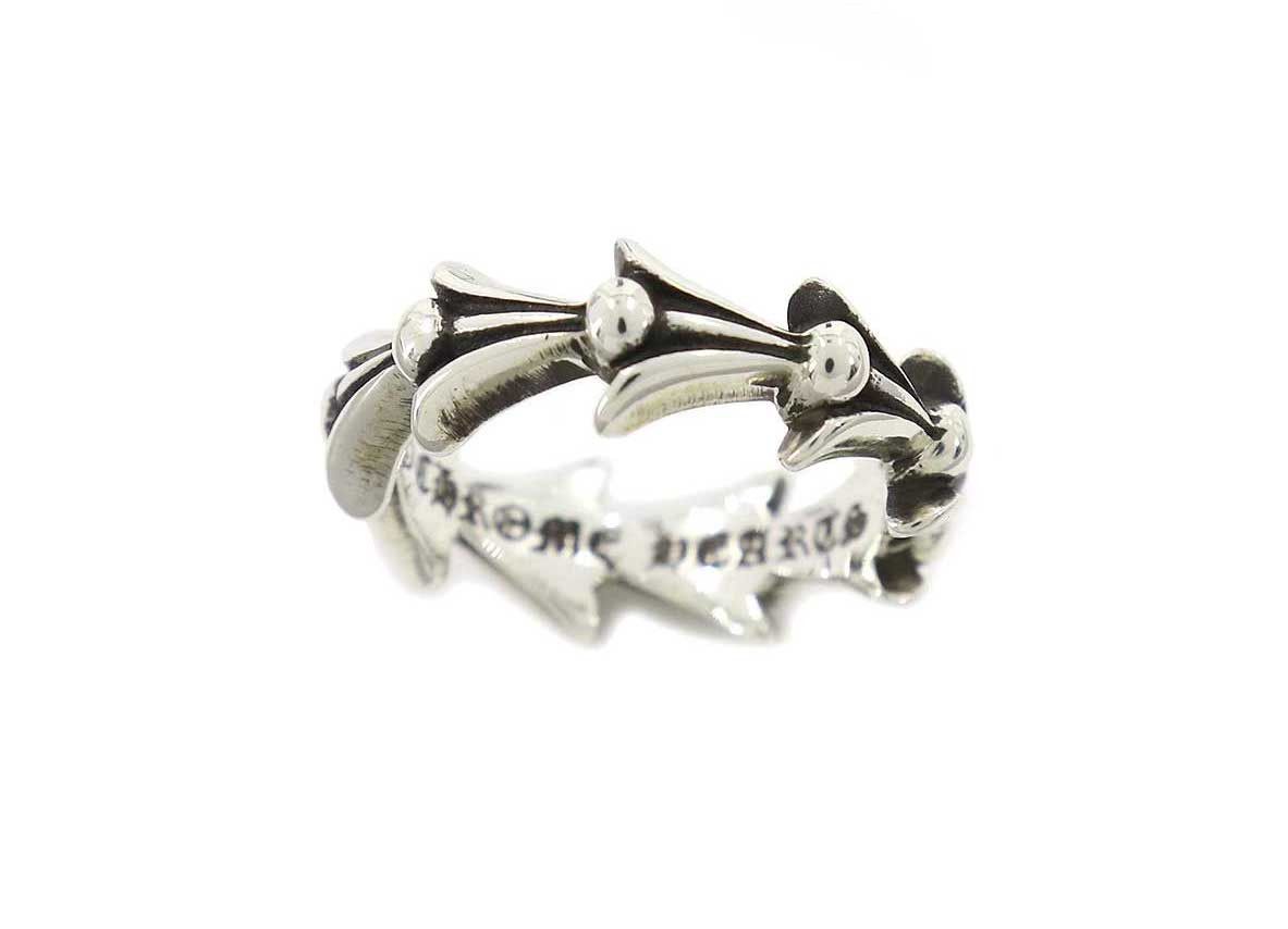 Chrome Hearts Twisted Wave Cross Ring main image 1