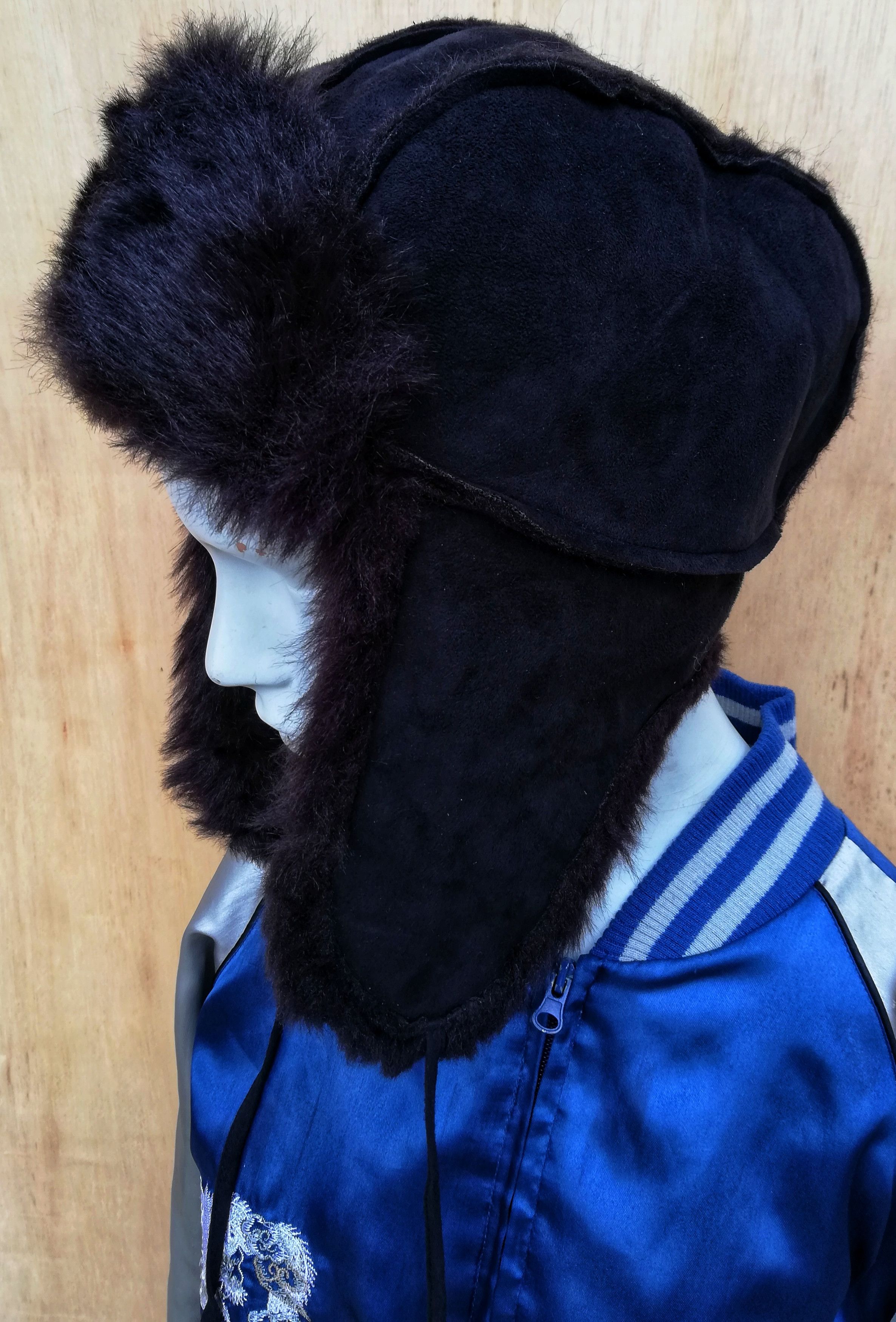 Japanese Brand 🔥Very Rare Forever 21 Design Earmuff Shearling Trapper Hat Size ONE SIZE - 3 Thumbnail