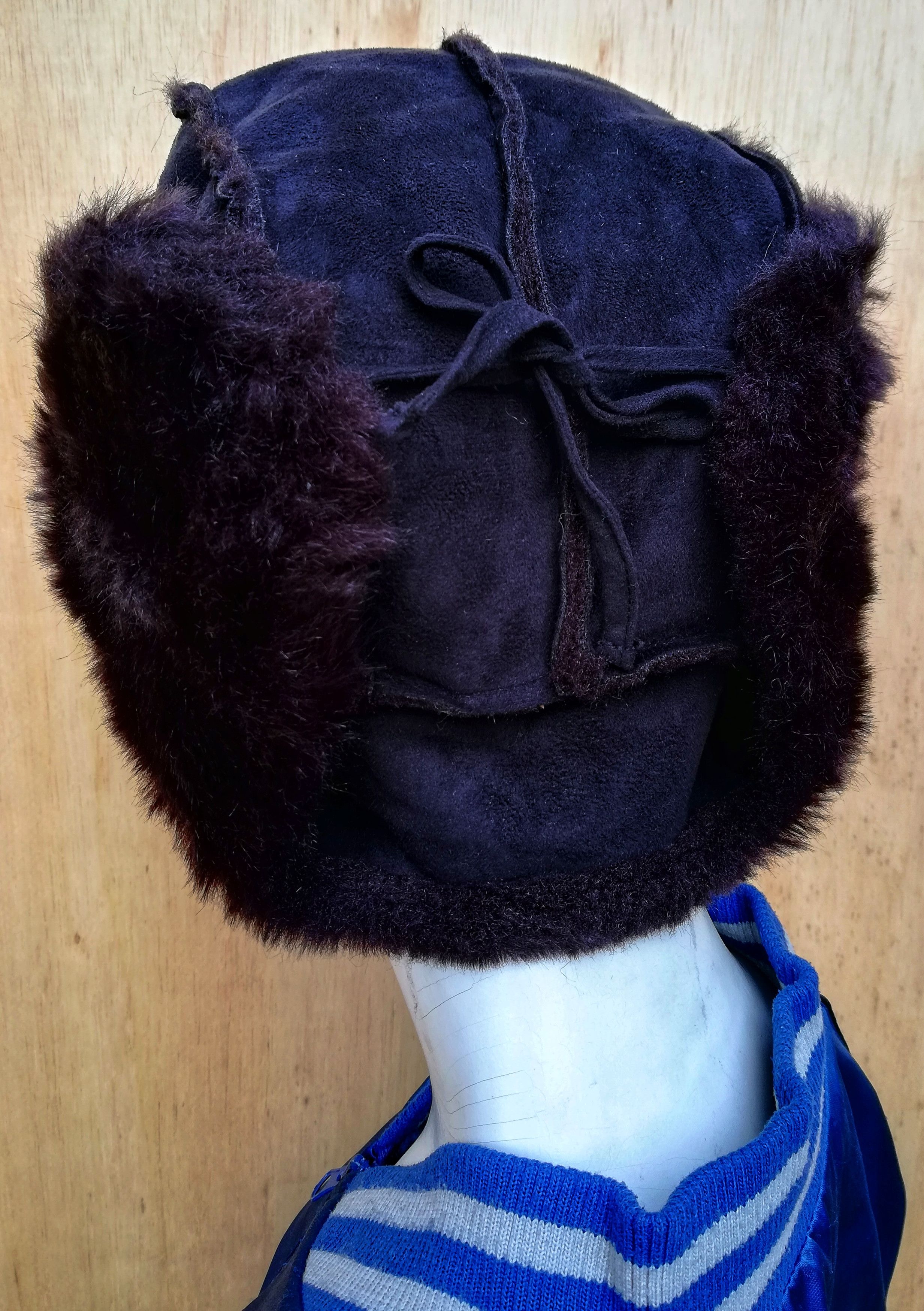 Japanese Brand 🔥Very Rare Forever 21 Design Earmuff Shearling Trapper Hat Size ONE SIZE - 6 Thumbnail