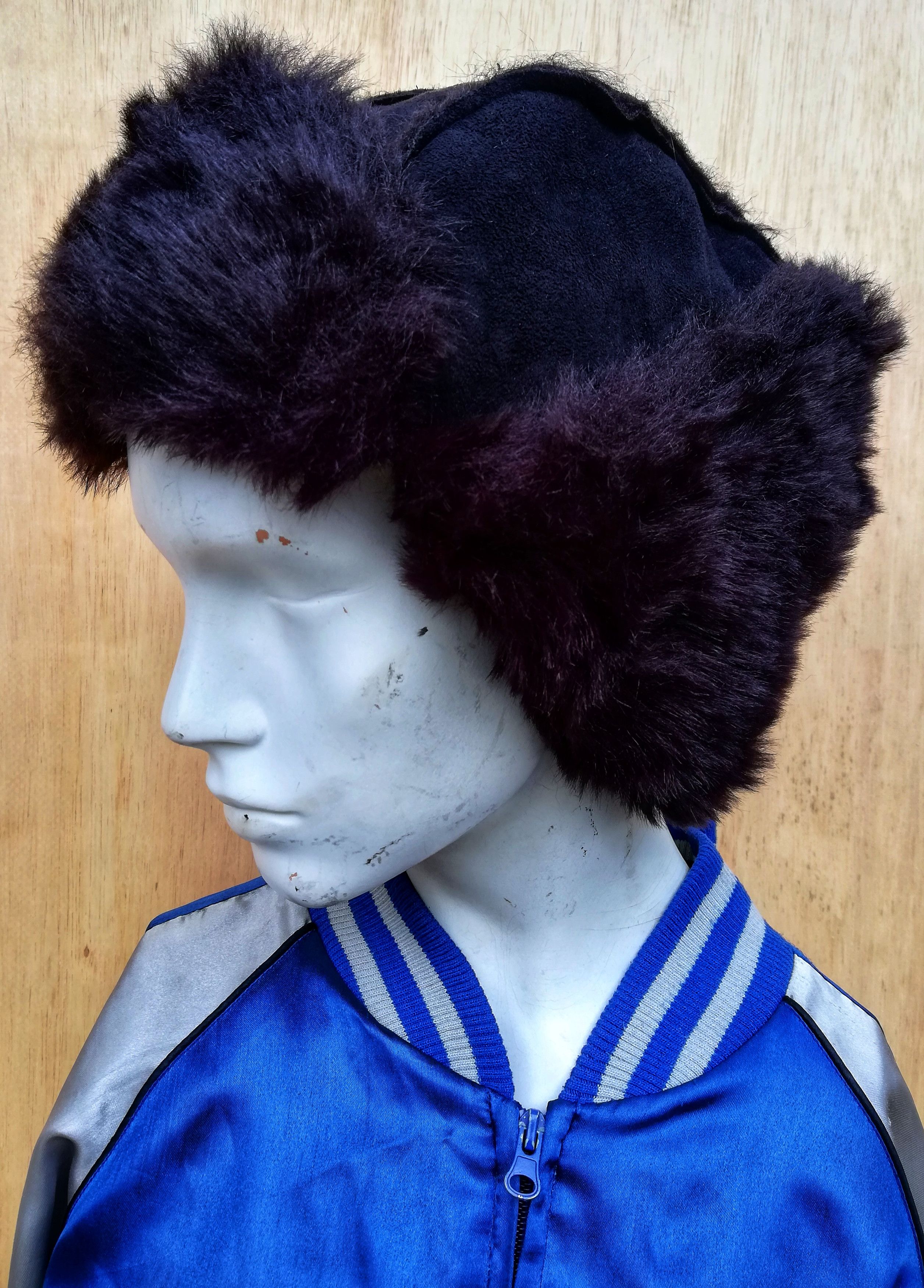 Japanese Brand 🔥Very Rare Forever 21 Design Earmuff Shearling Trapper Hat Size ONE SIZE - 4 Thumbnail