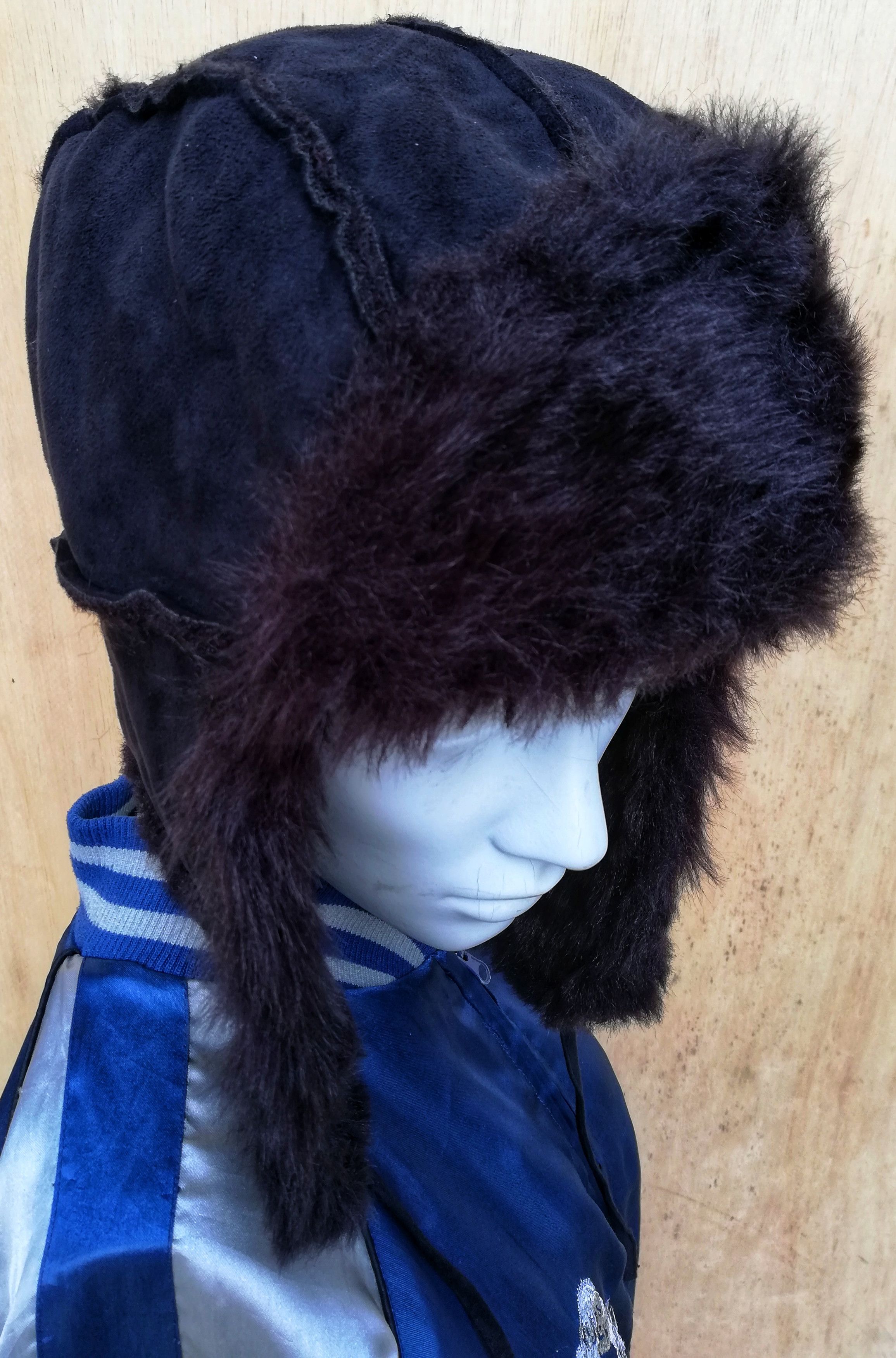 Japanese Brand 🔥Very Rare Forever 21 Design Earmuff Shearling Trapper Hat Size ONE SIZE - 10 Thumbnail