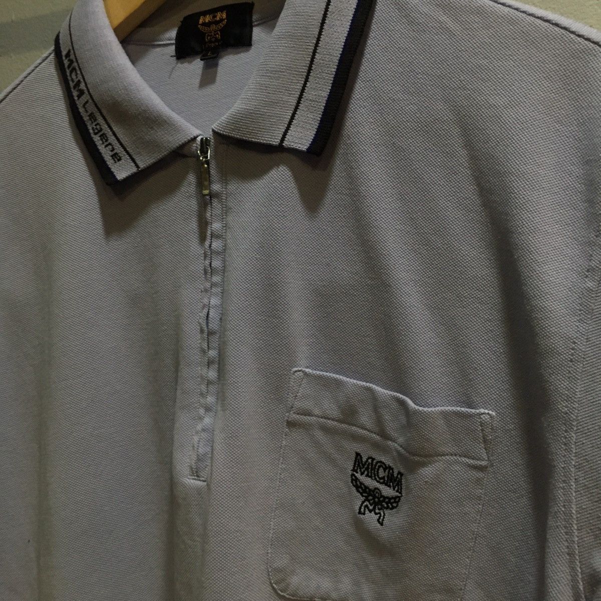 MCM Mcm Legere Zipper Polos Shirt Size US L / EU 52-54 / 3 - 3 Thumbnail