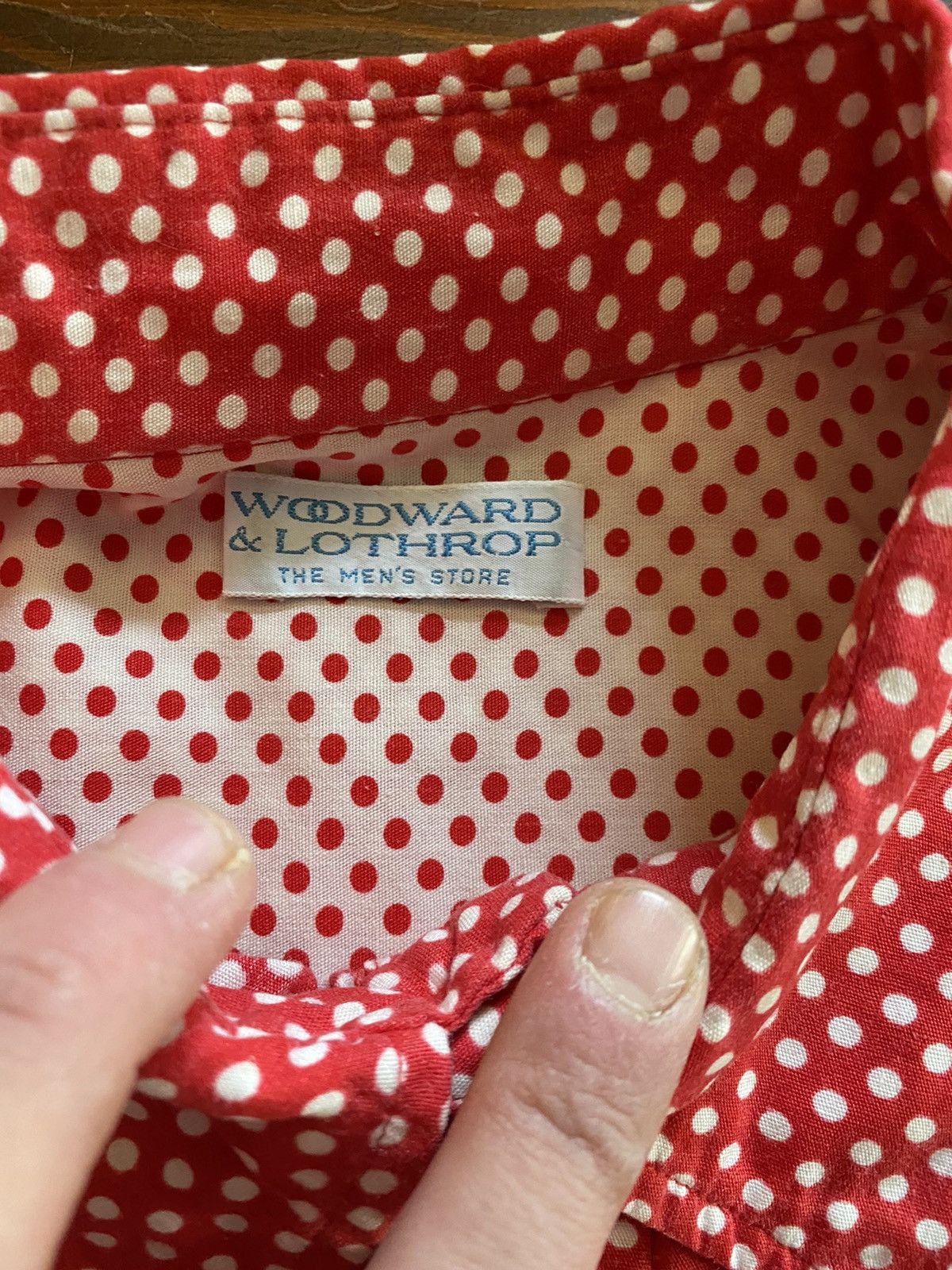 The Men's Store Vintage 60’s Woodward Polkadot Rockabilly Style Button Up Size US L / EU 52-54 / 3 - 6 Thumbnail