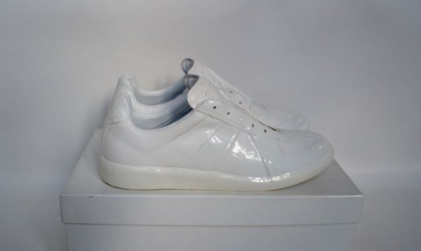 Maison Margiela Resin Dipped GAT Sneakers | Grailed