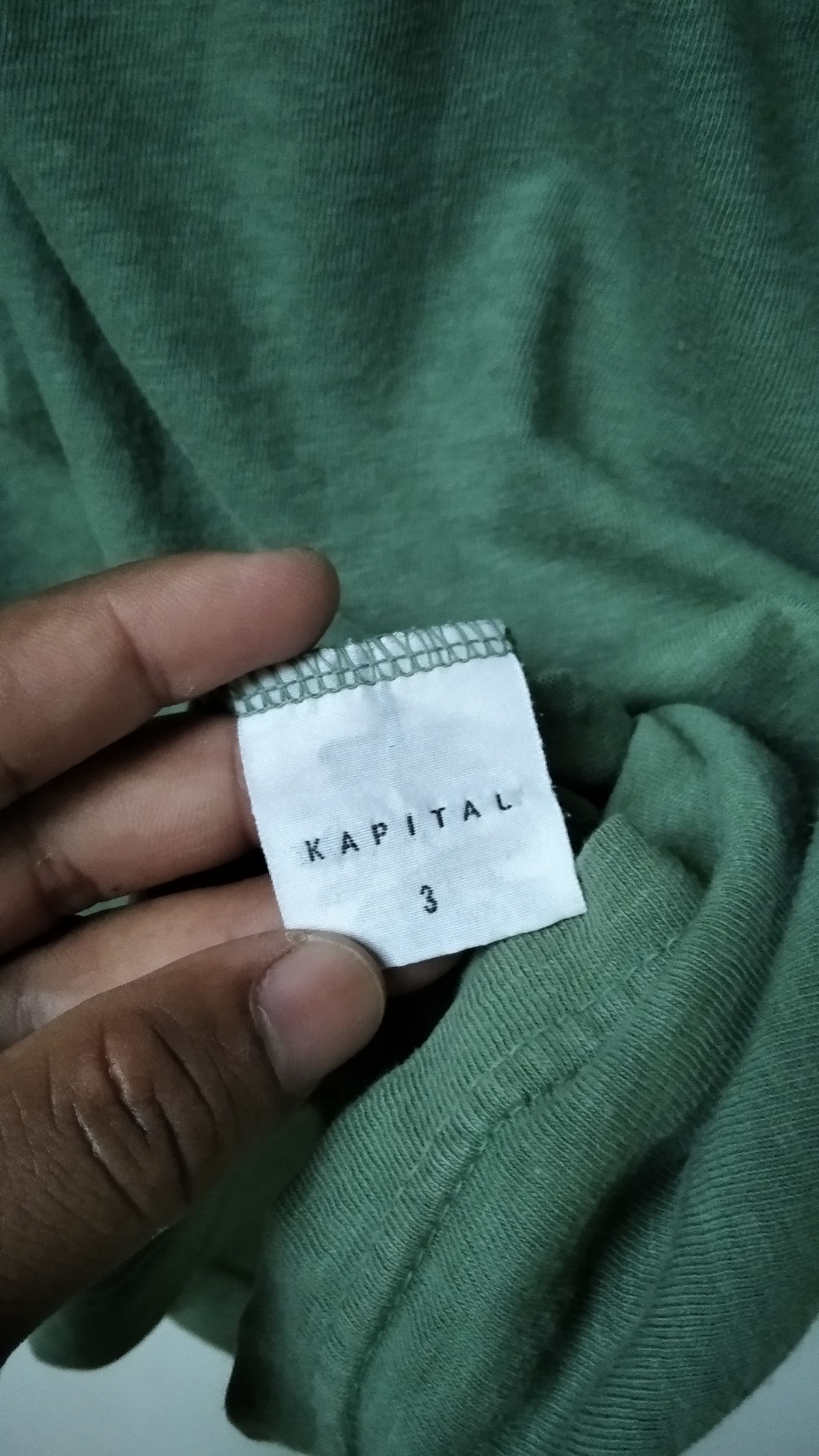 Designer × Kapital 🔥⚡Hot Items ⚡🔥Authentic Kapital Navajo Pocket Tee Size US M / EU 48-50 / 2 - 4 Thumbnail