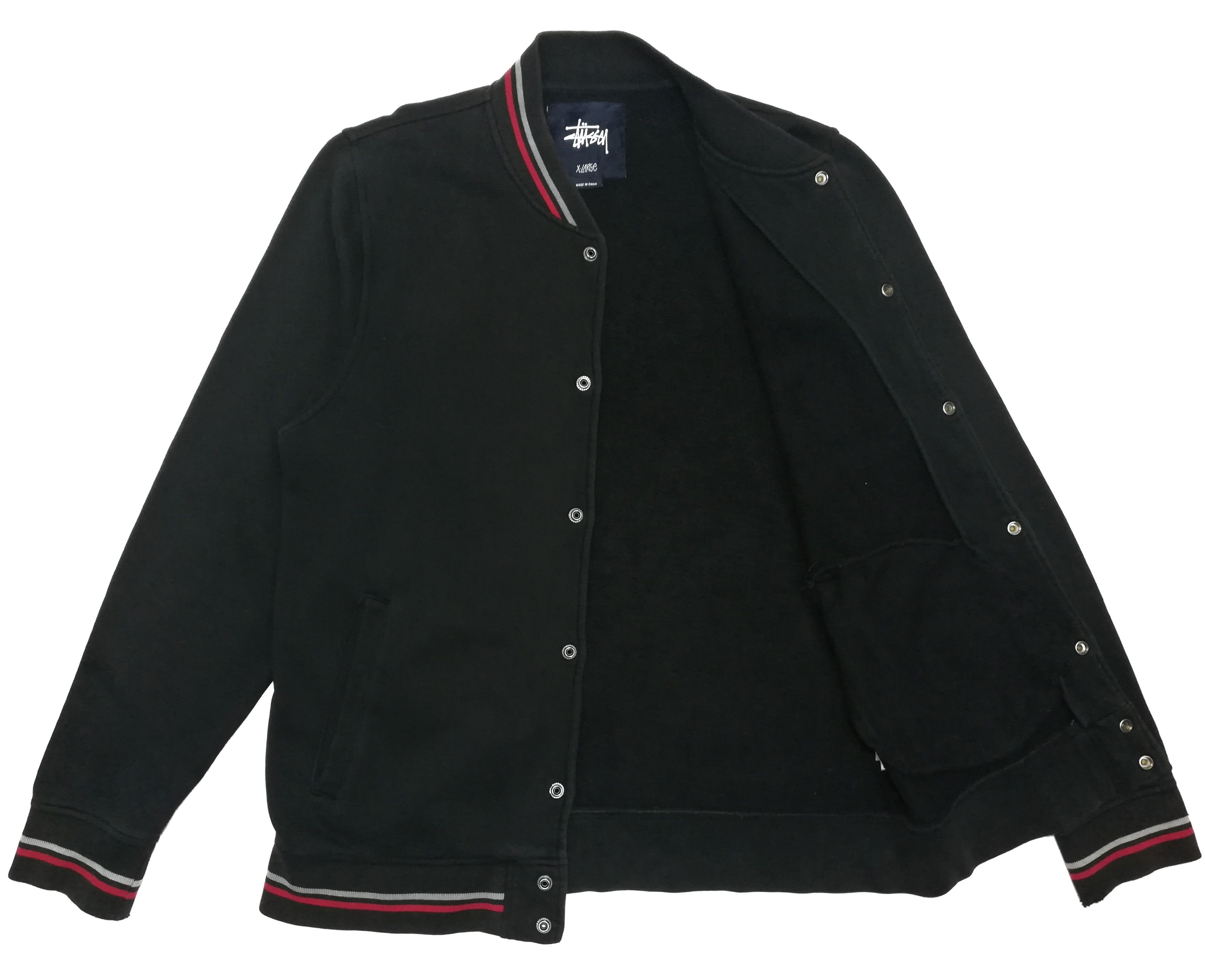 Stussy 🔥Stussy Varsity Spell Out Big Logo Down Button Jacket🔥 Size US XL / EU 56 / 4 - 7 Thumbnail