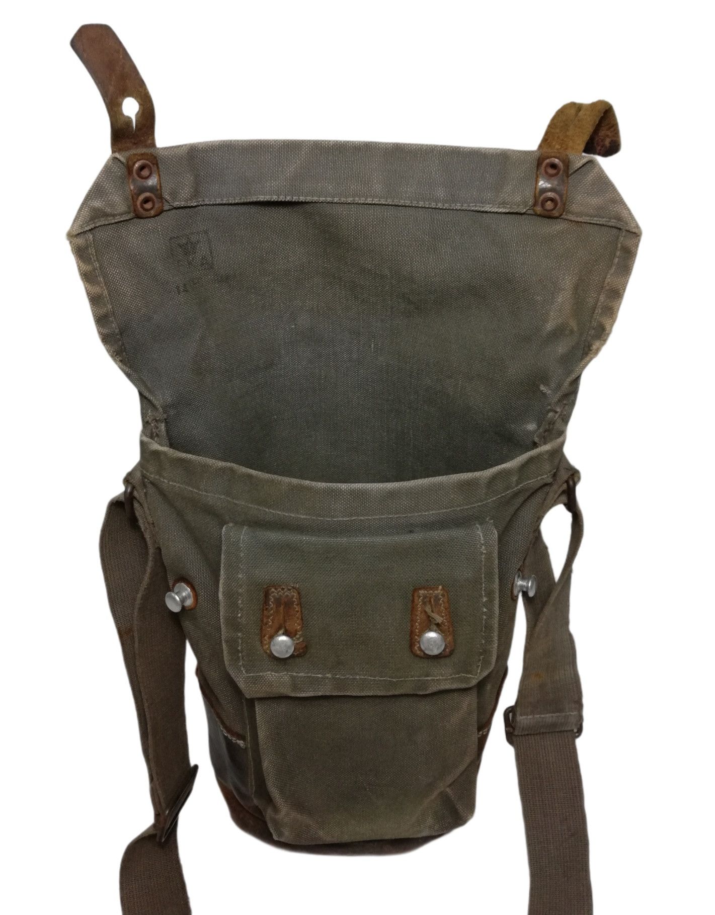 Other 🔥WW2 1940's Swedish Gas Mask Bag Trangia Mess KIT Carrier Size ONE SIZE - 8 Thumbnail
