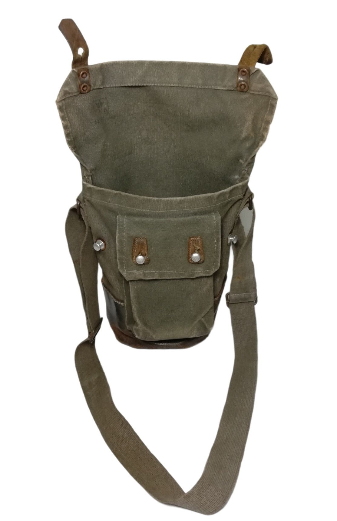 Other 🔥WW2 1940's Swedish Gas Mask Bag Trangia Mess KIT Carrier Size ONE SIZE - 7 Thumbnail