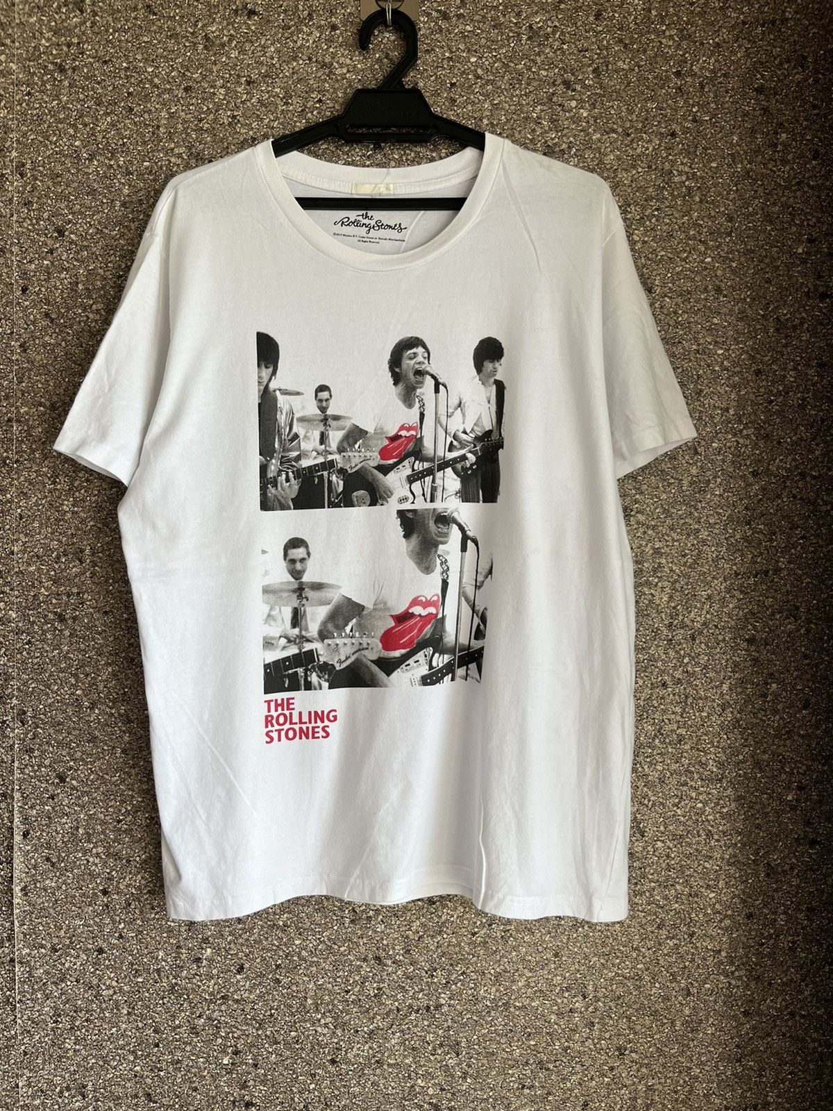 image of Vintage The Rolling Stones Ft5 in White, Men's (Size XL)