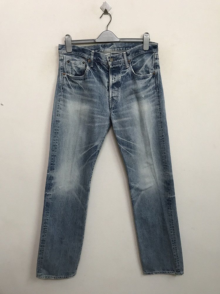 Spellbound SPELLBOUND Made in Japan Distressed Faded Buttonfly Denim Size US 32 / EU 48 - 1 Thumbnail
