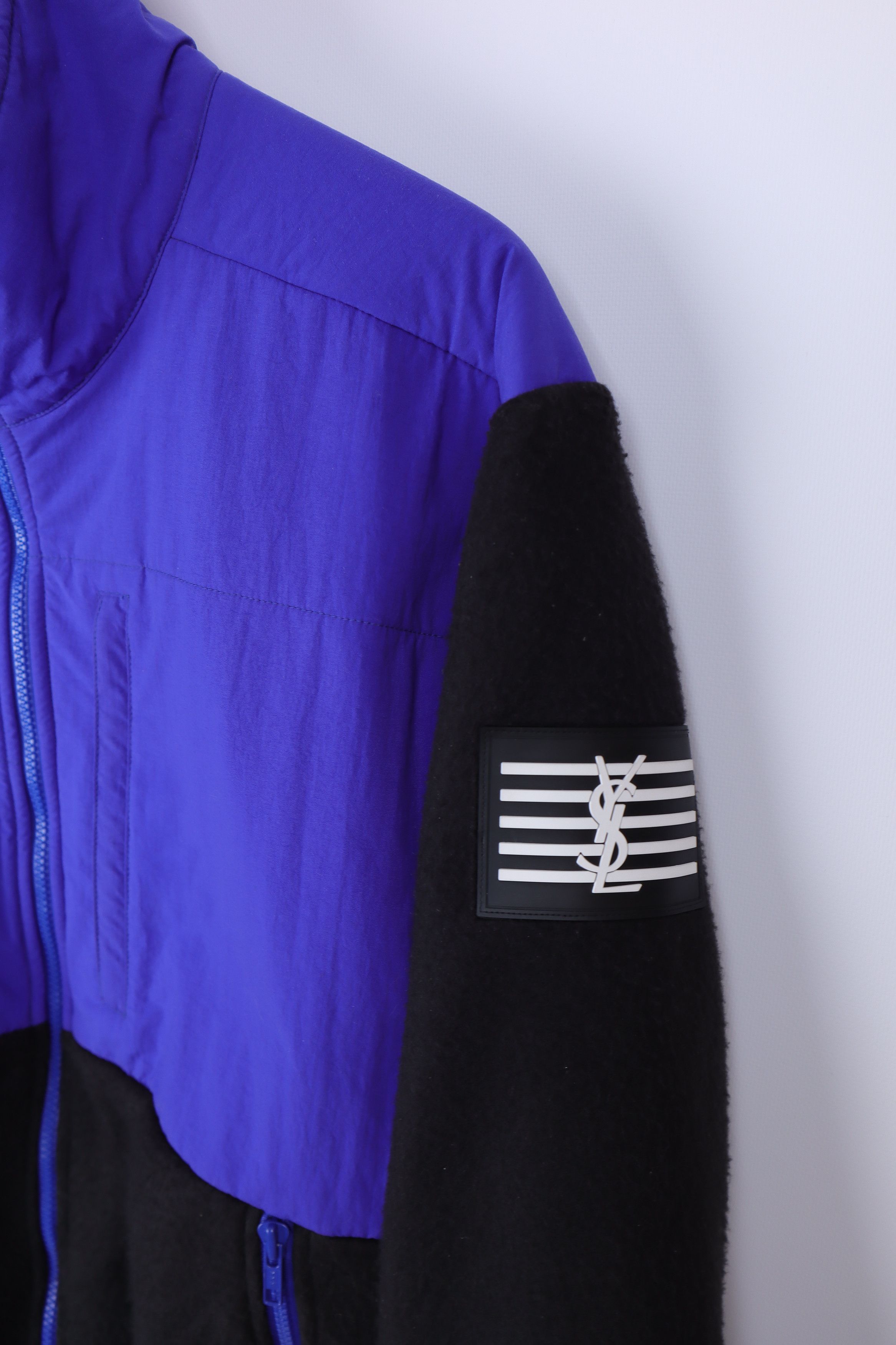 Yves Saint Laurent YSL Yves Saint Laurent Zip Fleece Jacket Size US M / EU 48-50 / 2 - 2 Thumbnail