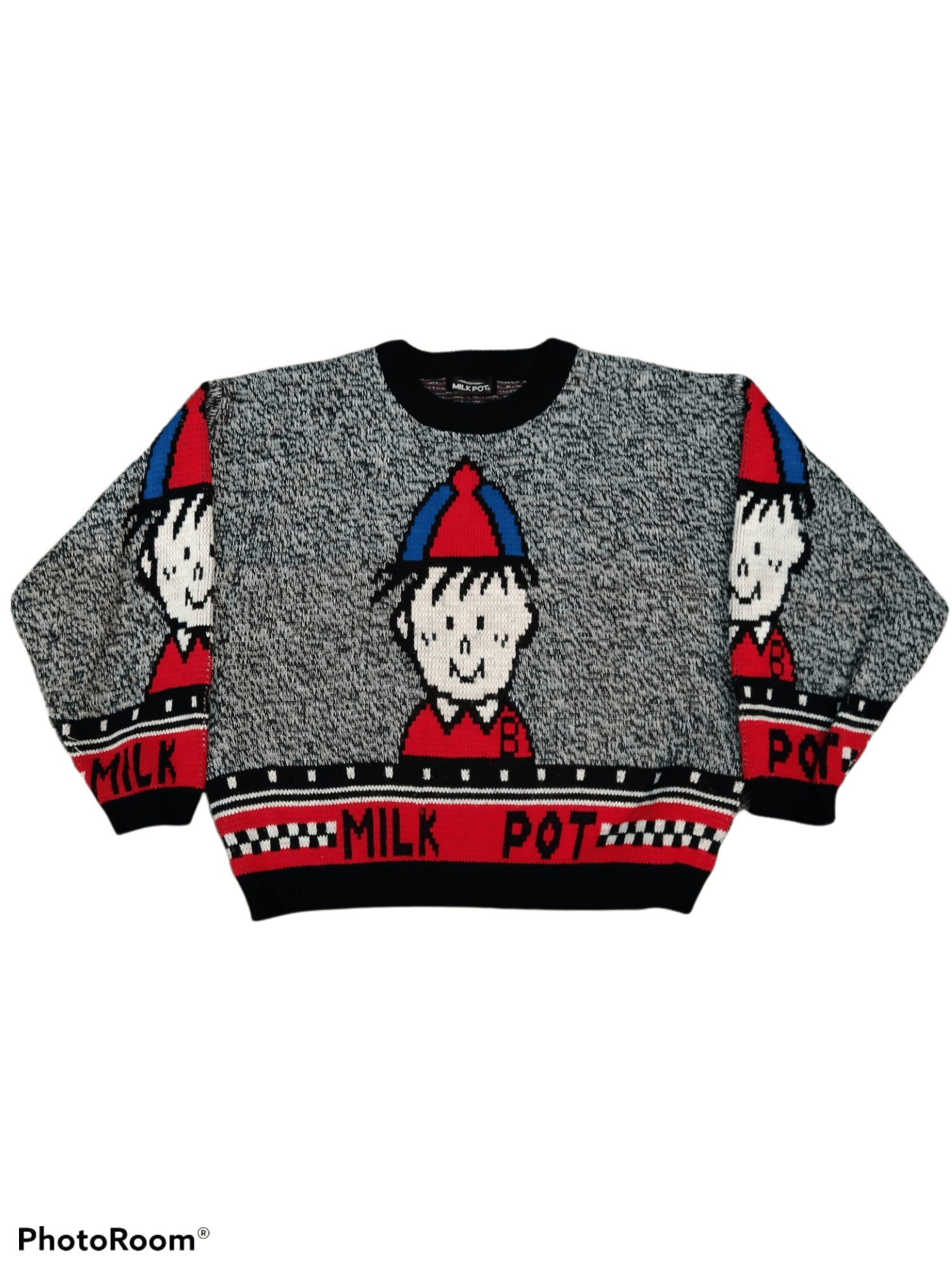 Cartoon Network × Japanese Brand ALL OVER PRINTED MILK POT KNIT SWEATSHIRT Size US M / EU 48-50 / 2 - 1 Thumbnail