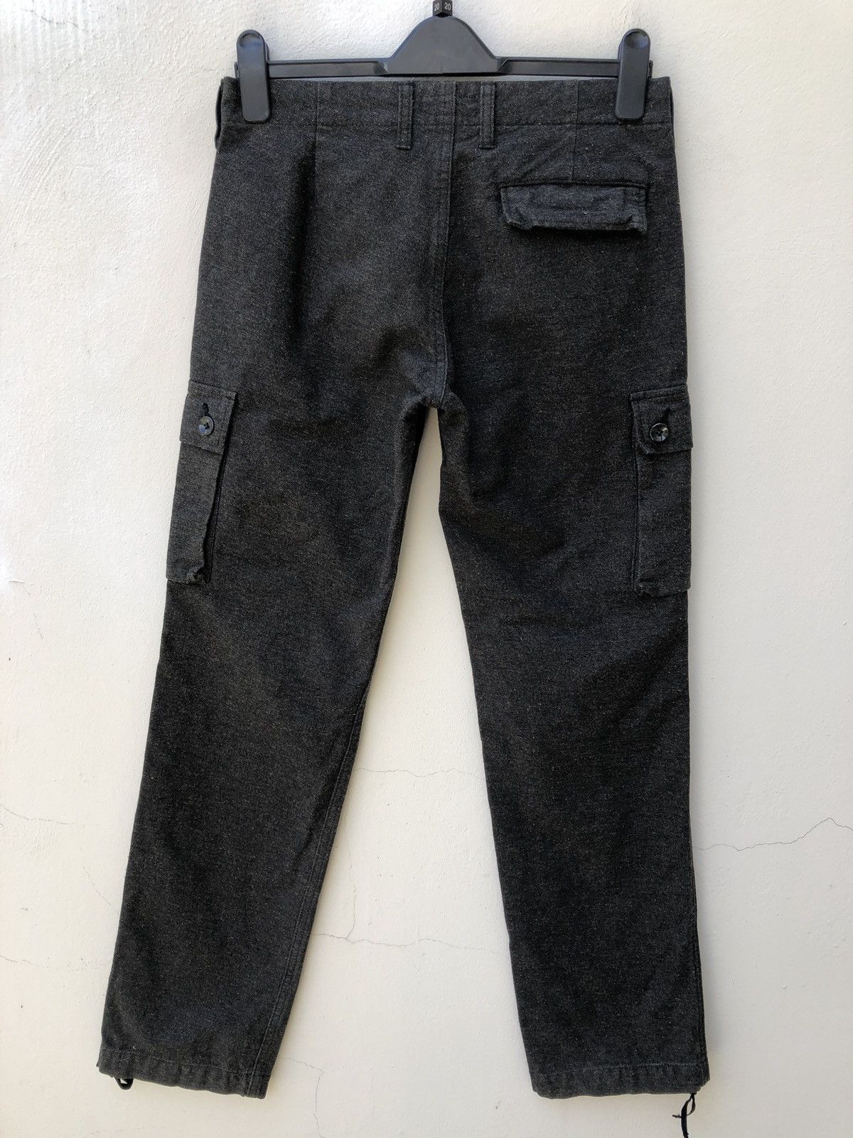 Spellbound DOMINGO Made In Japan Salt & Pepper Cargo Trouser Size US 30 / EU 46 - 7 Thumbnail