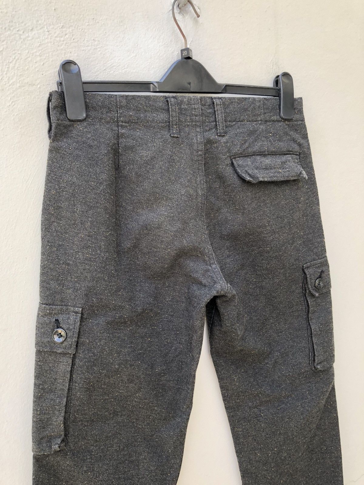 Spellbound DOMINGO Made In Japan Salt & Pepper Cargo Trouser Size US 30 / EU 46 - 9 Thumbnail