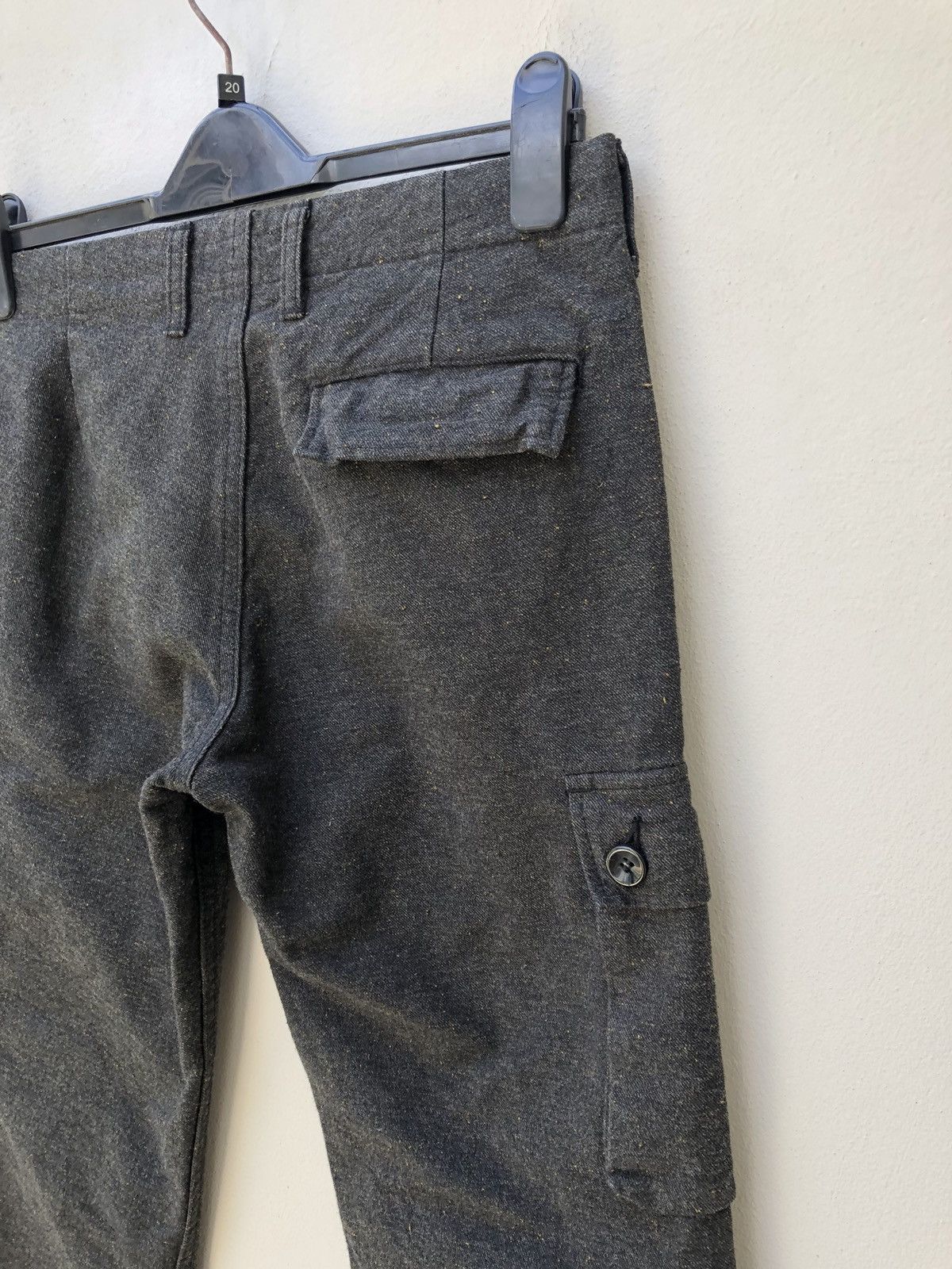 Spellbound DOMINGO Made In Japan Salt & Pepper Cargo Trouser Size US 30 / EU 46 - 10 Thumbnail