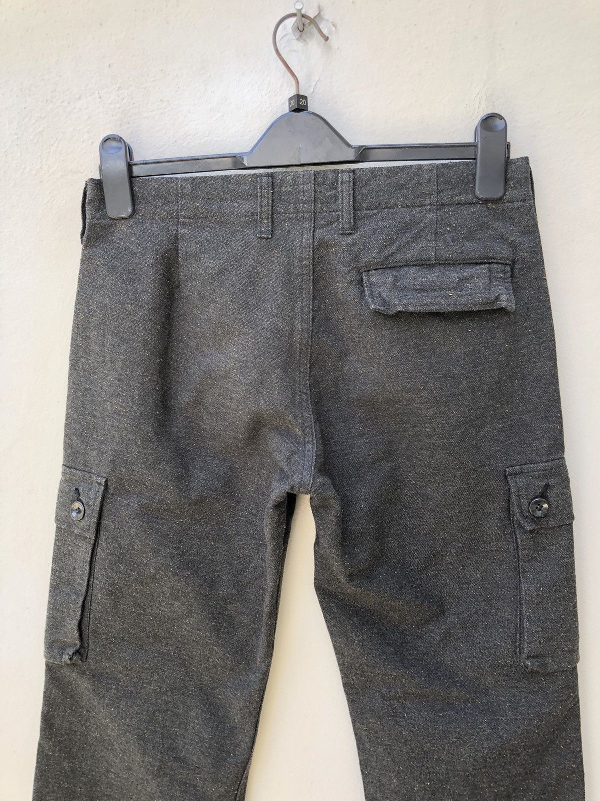 Spellbound DOMINGO Made In Japan Salt & Pepper Cargo Trouser Size US 30 / EU 46 - 8 Thumbnail