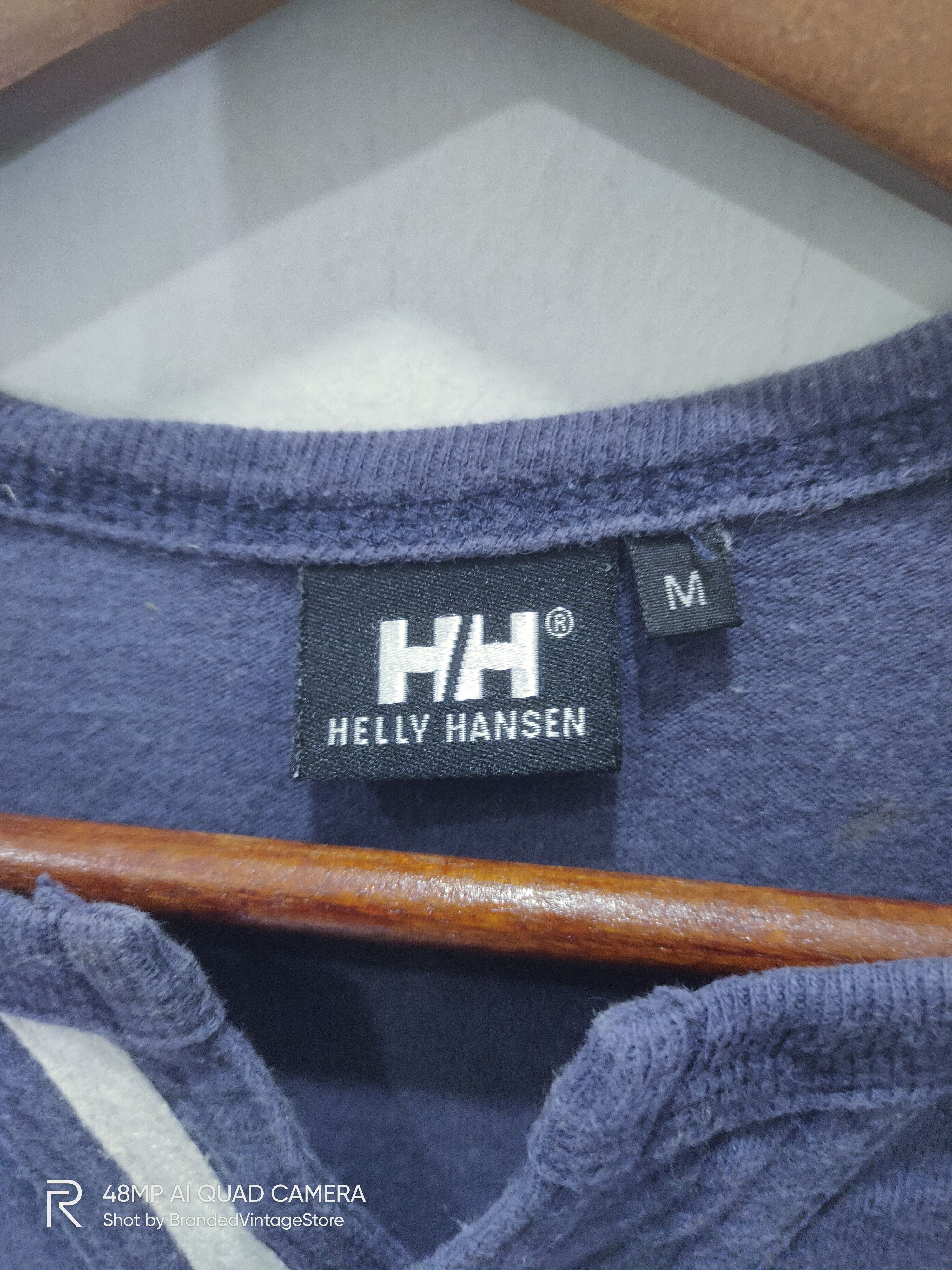 American Stitch × Helly Hansen × Japanese Brand Vintage HELLY HANSEN Rare Half Button Streetwear Polo Shirt Size US M / EU 48-50 / 2 - 5 Thumbnail