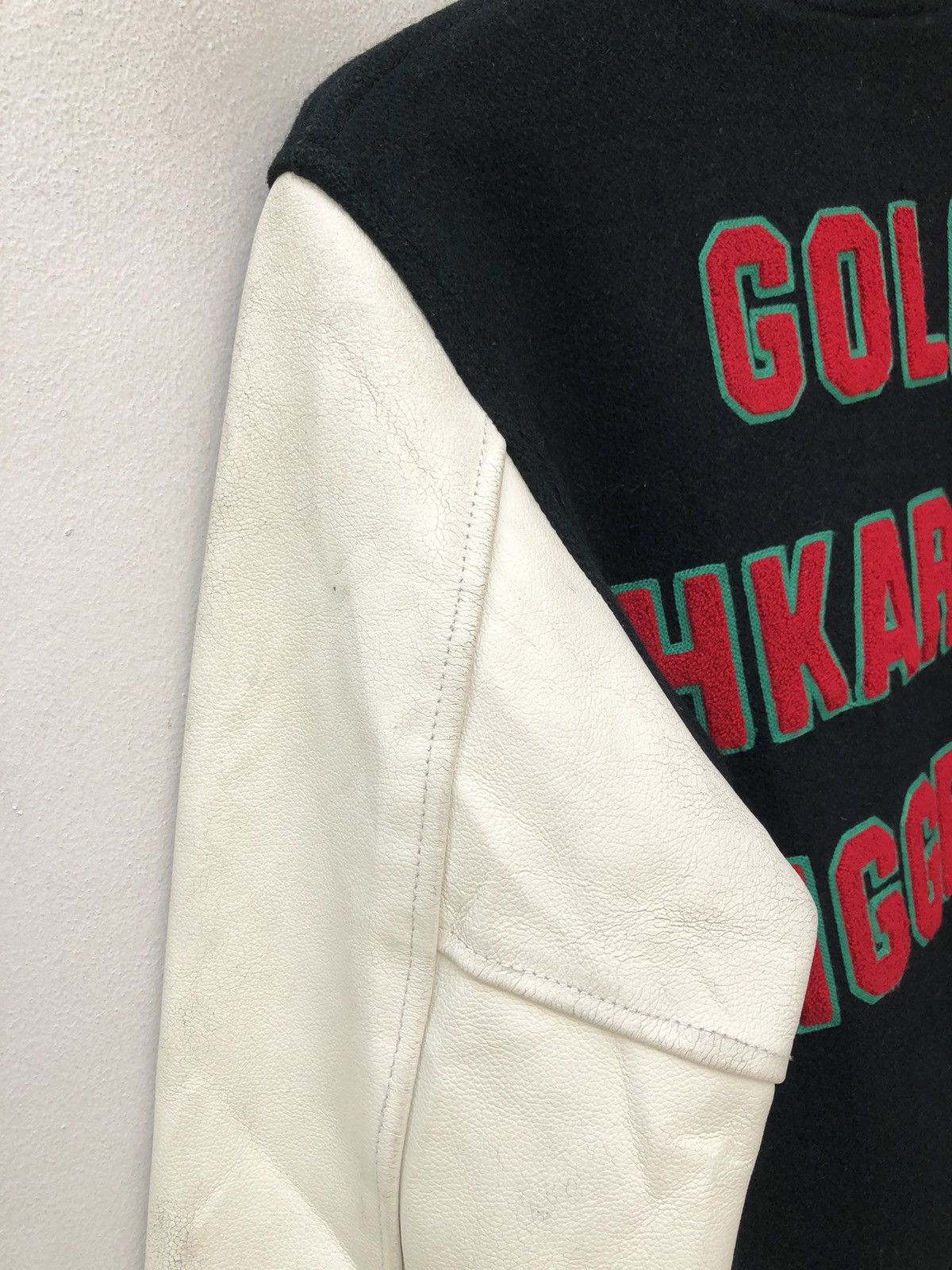 Leather Japan Designer 24 Karats Gold Diggers Varsity Jacket Size US M / EU 48-50 / 2 - 10 Thumbnail